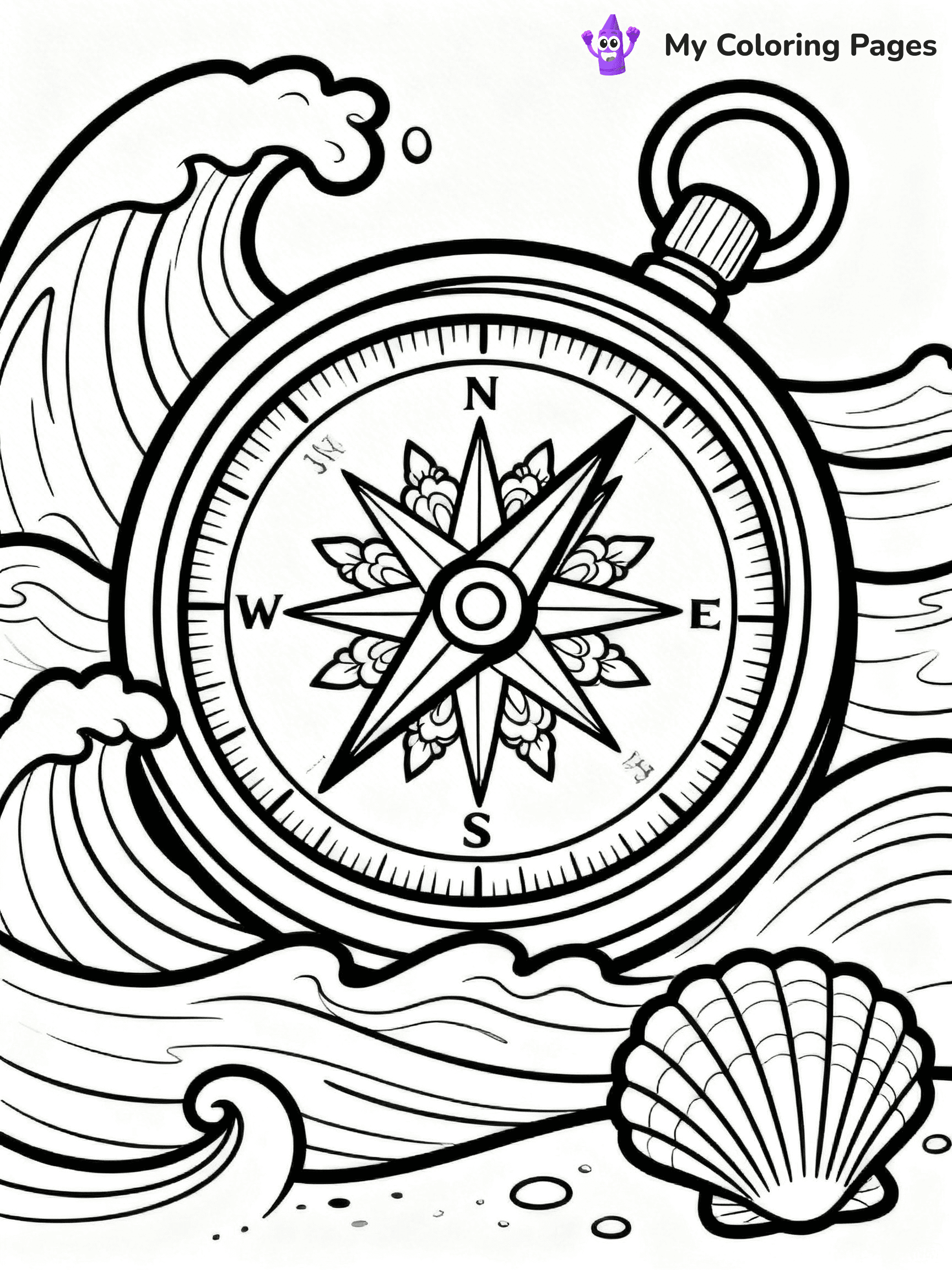 Compass Coloring Pages - 23