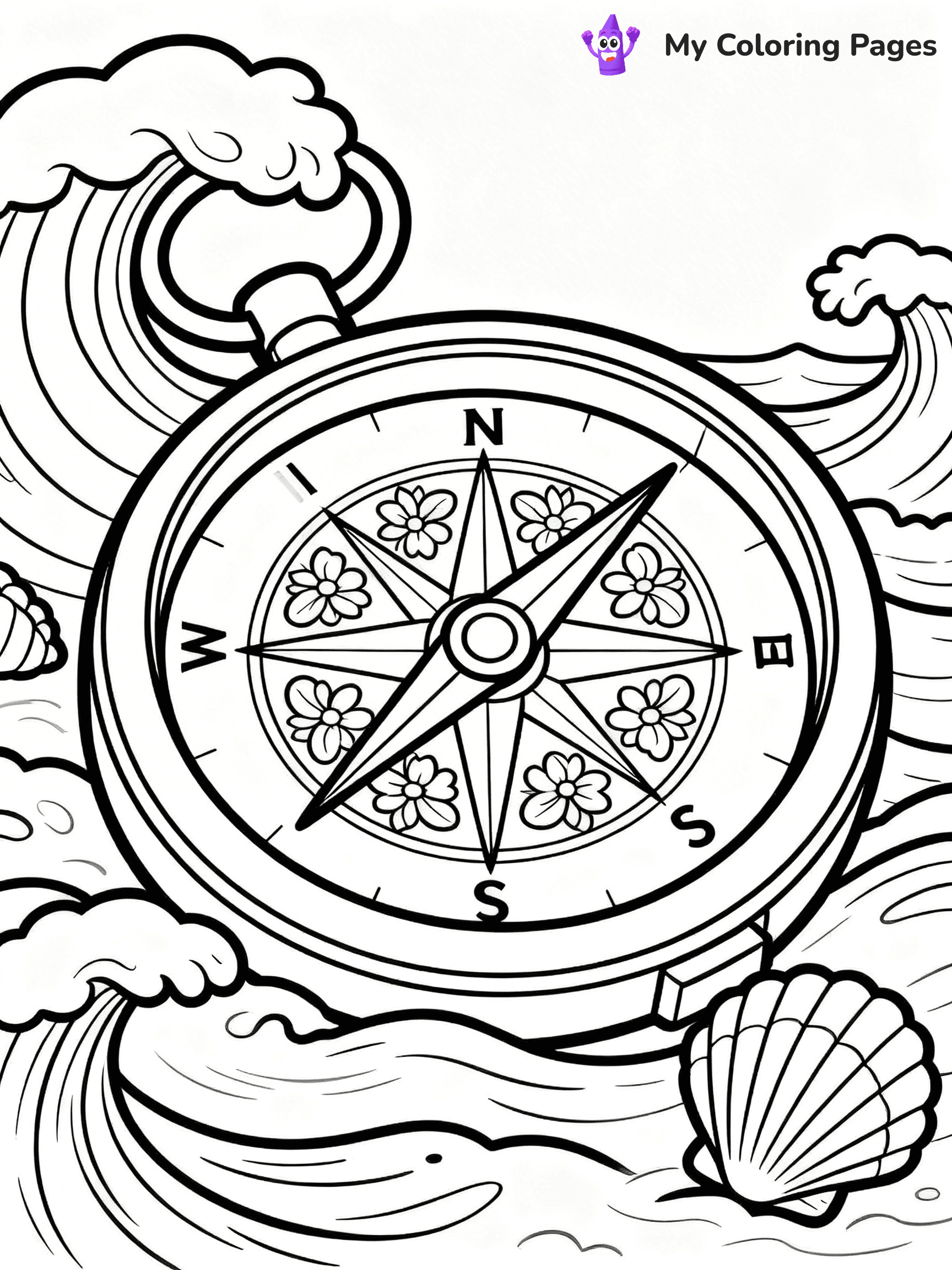 Compass Coloring Pages - 22
