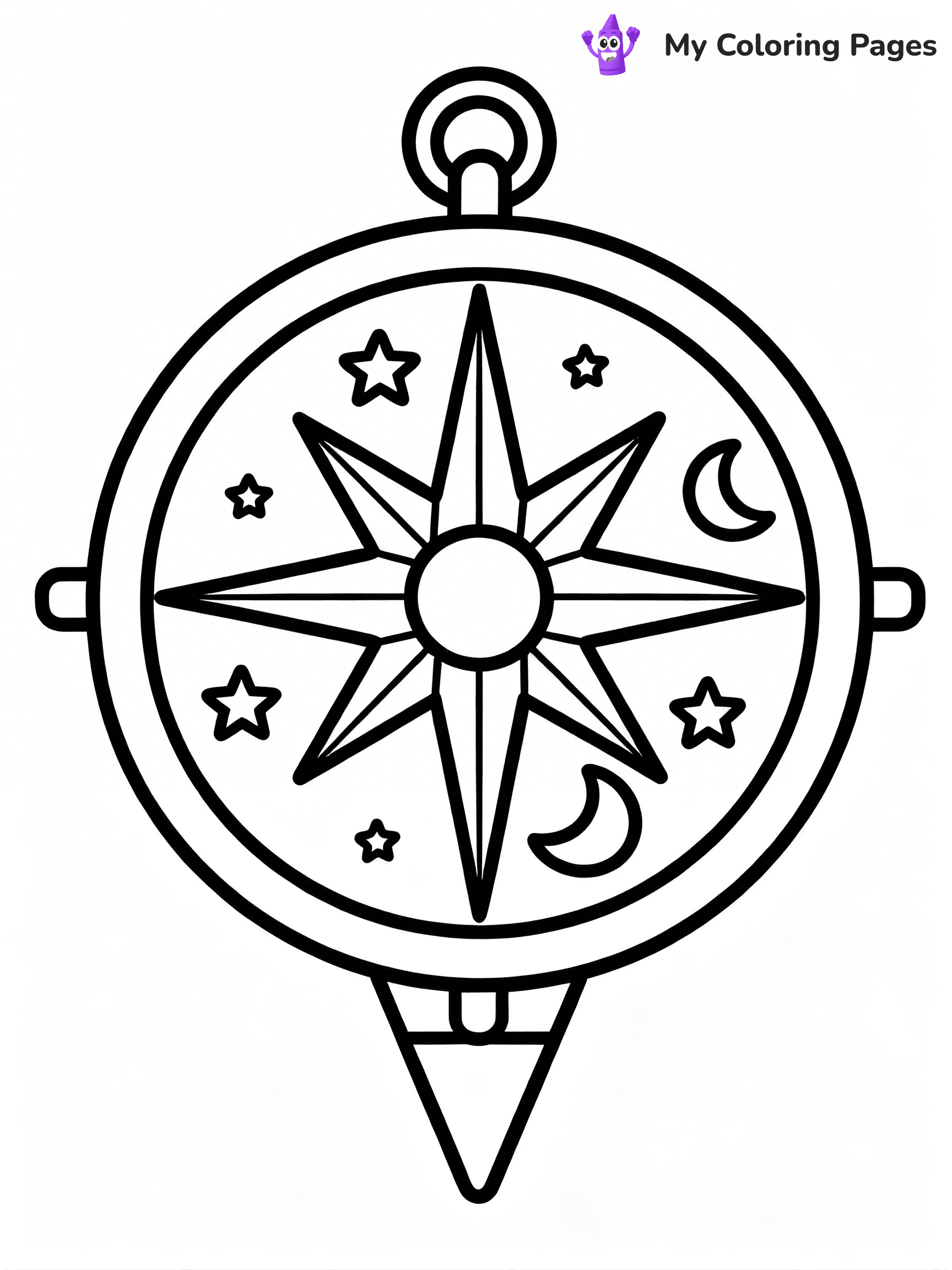 Compass Coloring Pages - 11