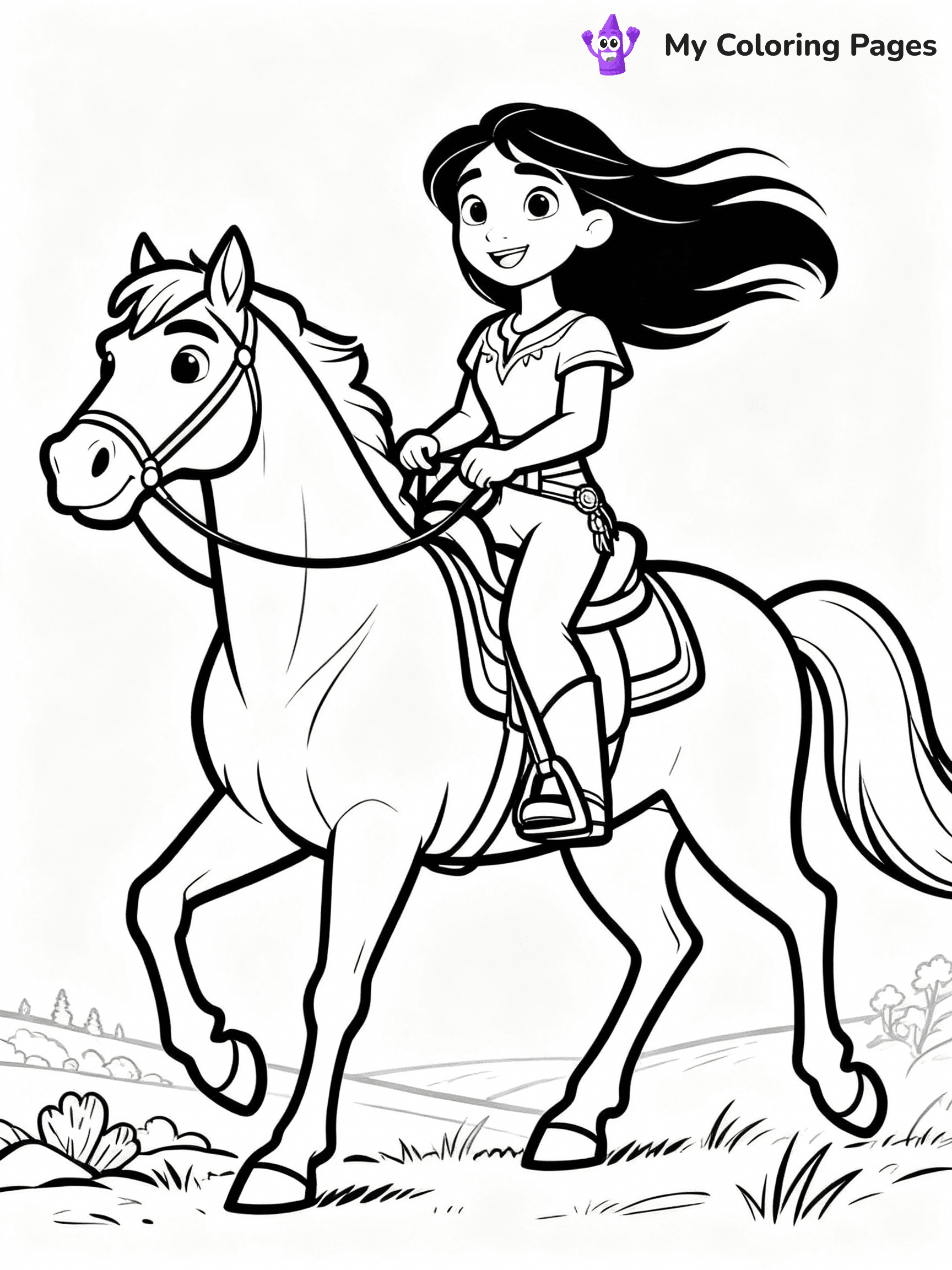 Spirit Coloring Pages - 30