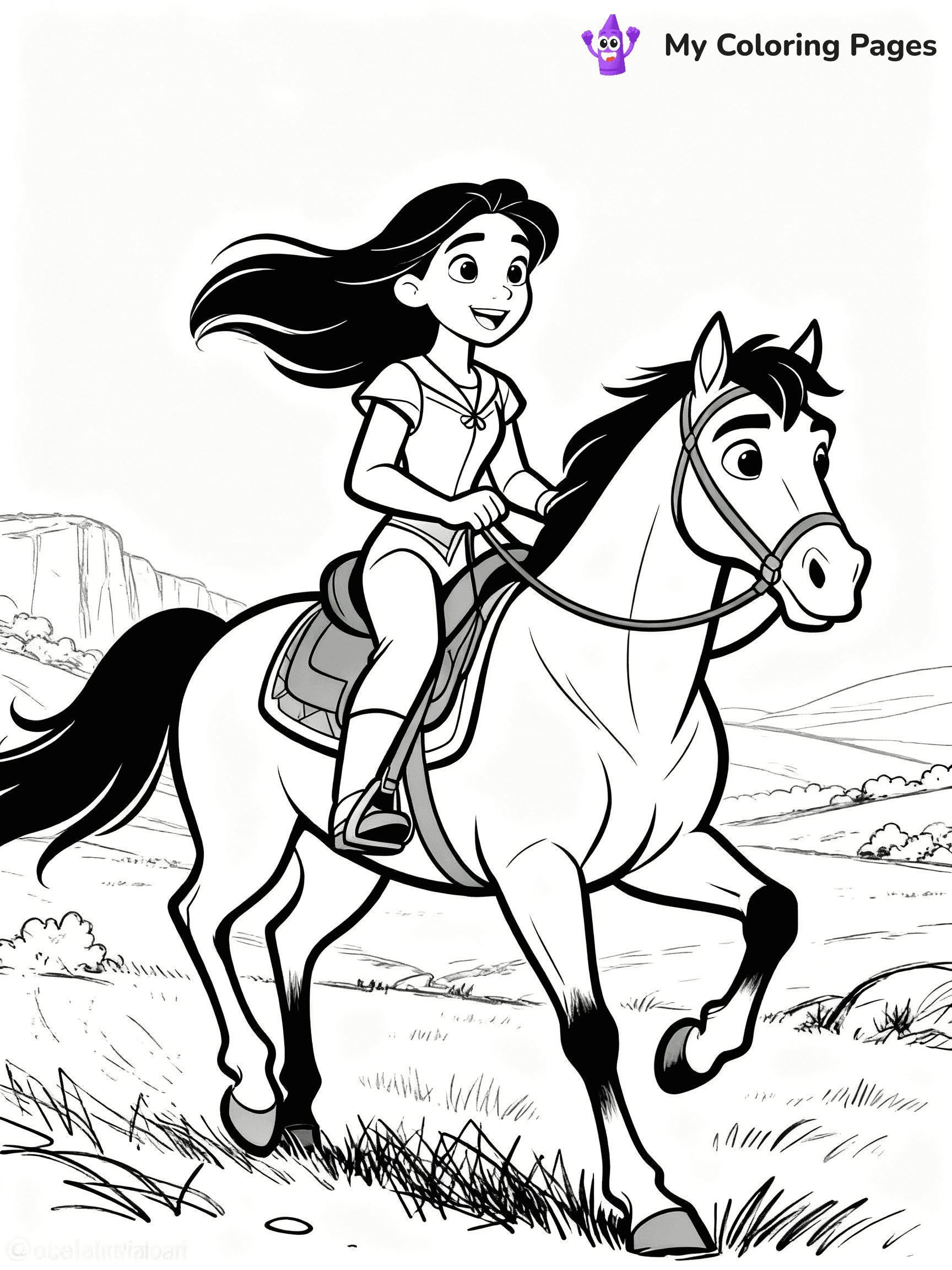 Spirit Coloring Pages - 29