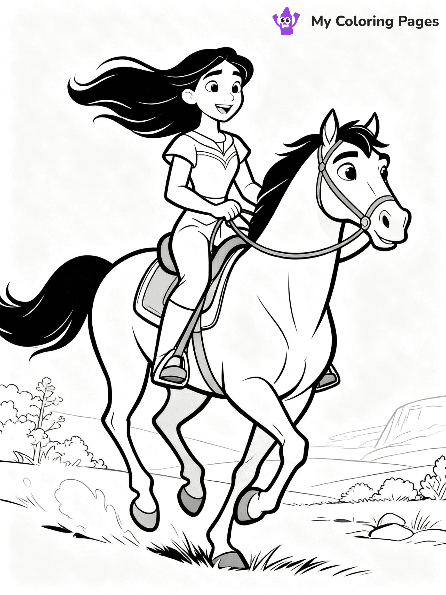 Spirit Coloring Pages - 28