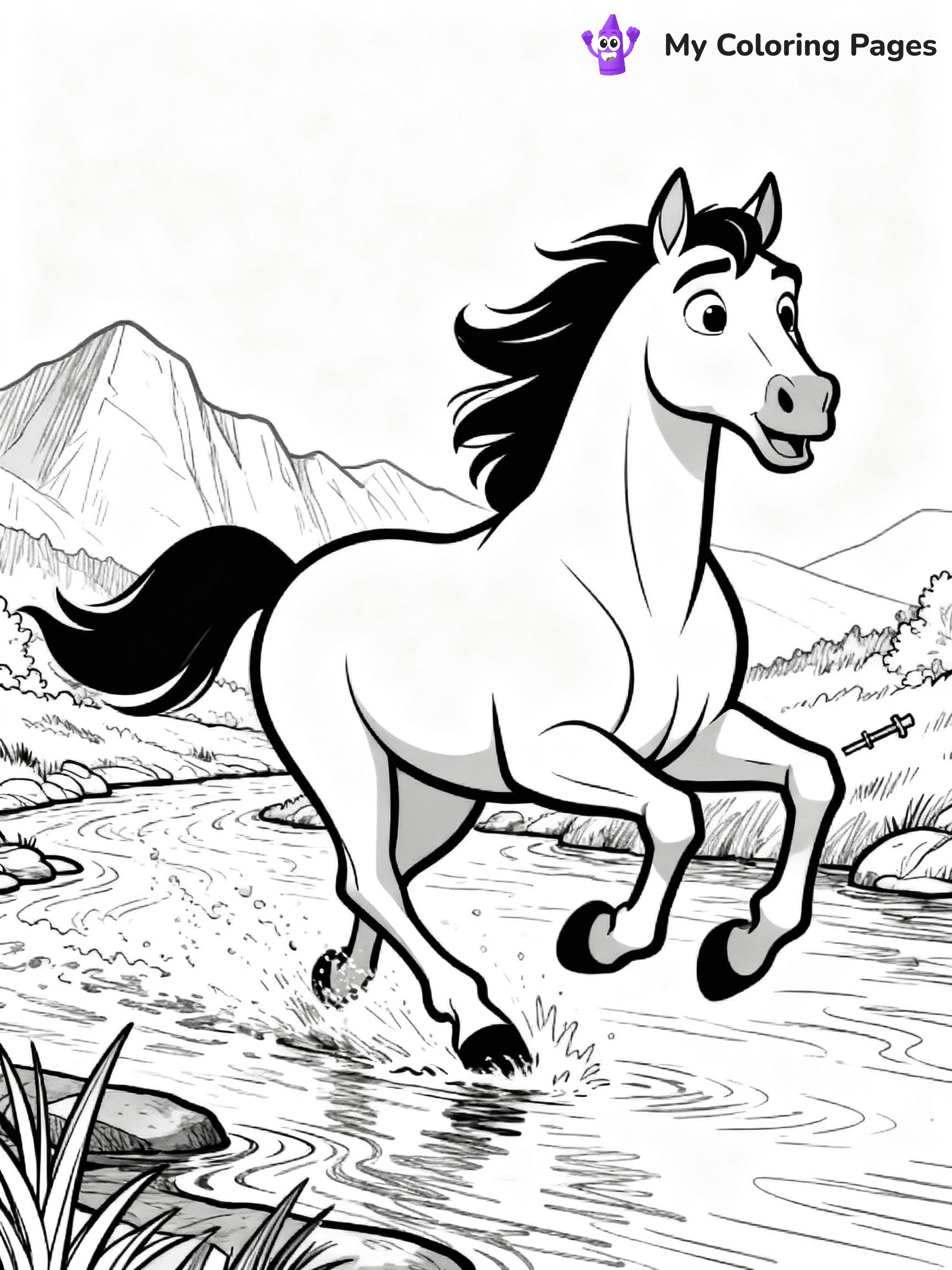 Spirit Coloring Pages - 12