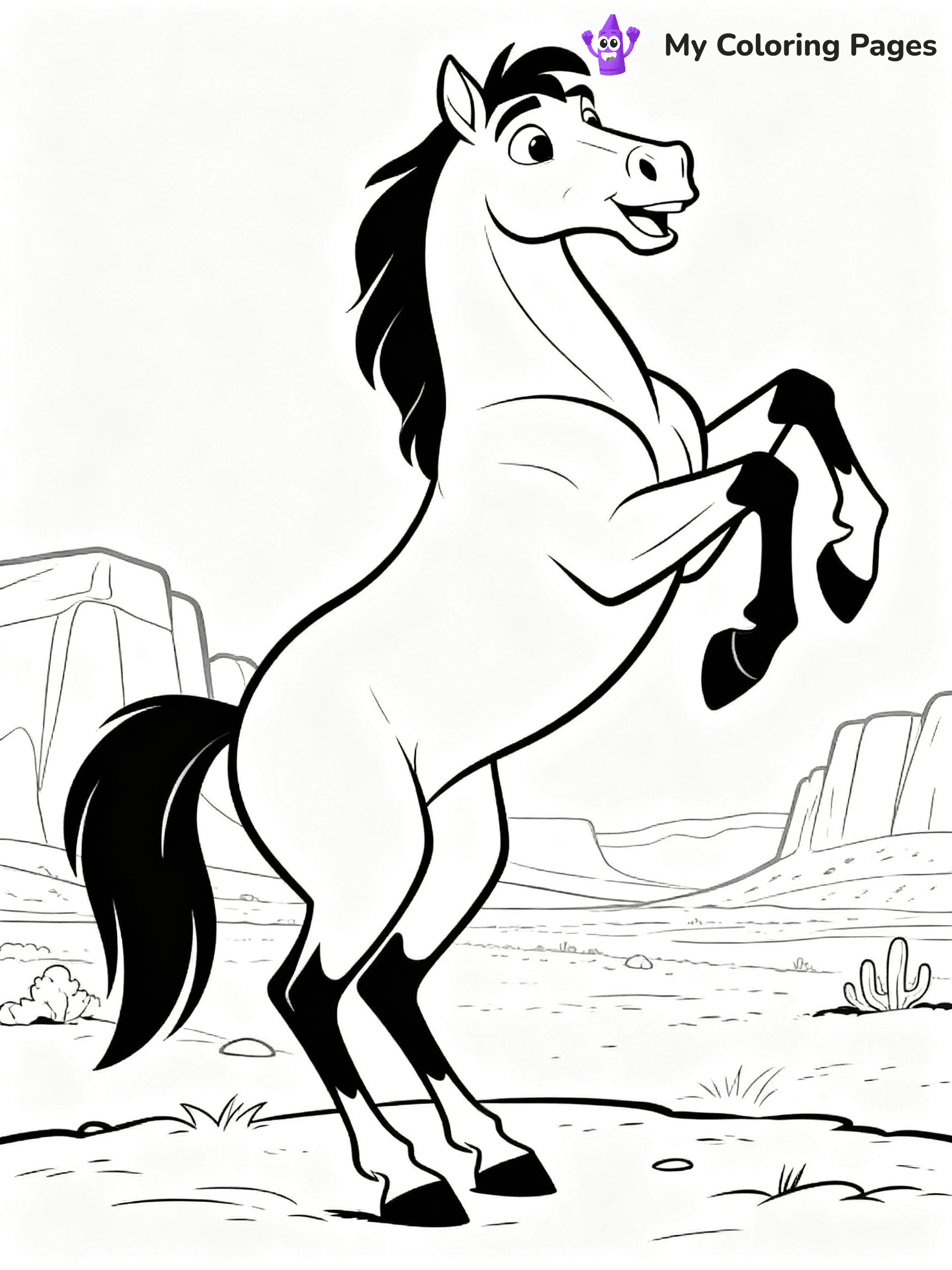 Spirit Coloring Pages - 9