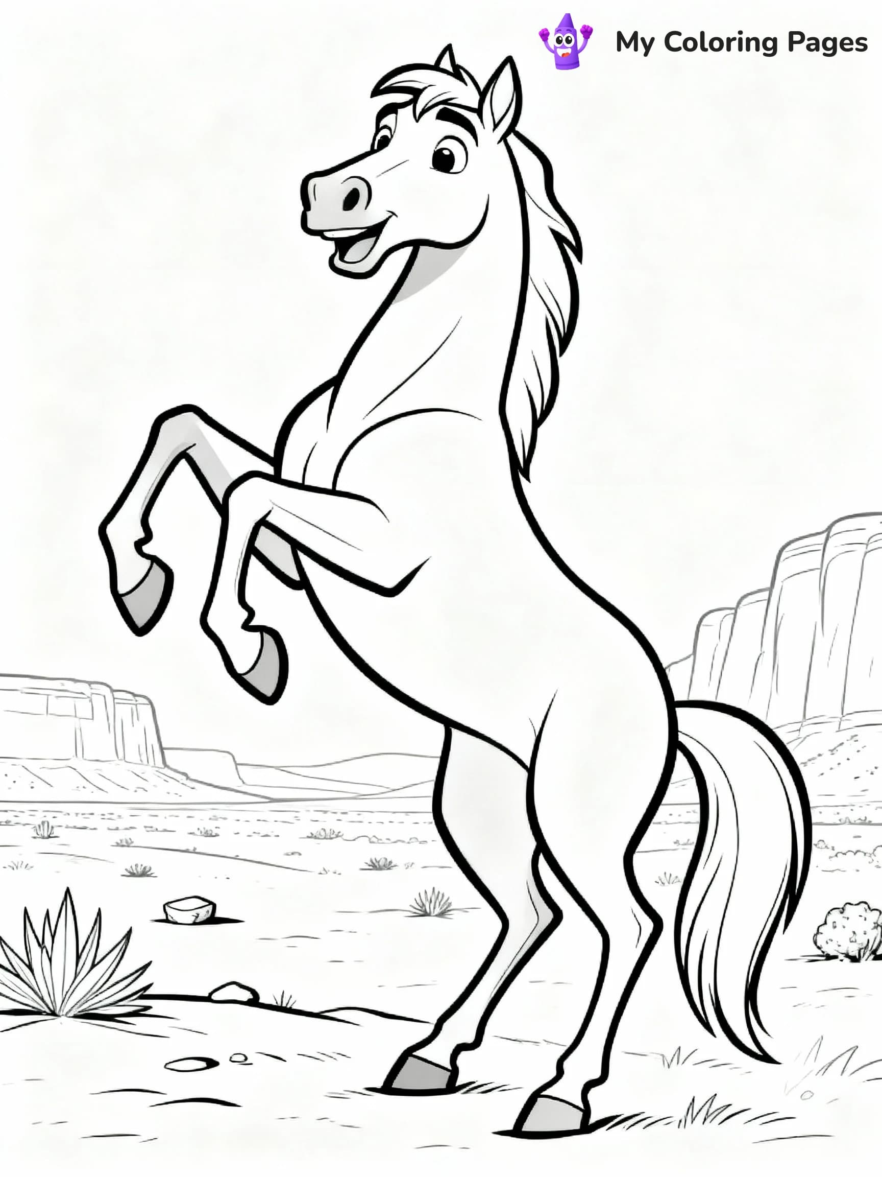 Spirit Coloring Pages - 6