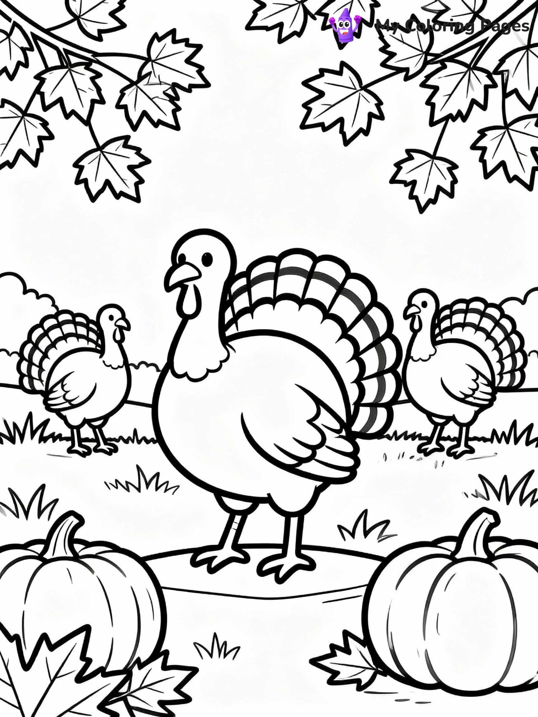 Fall Coloring Pages - 22