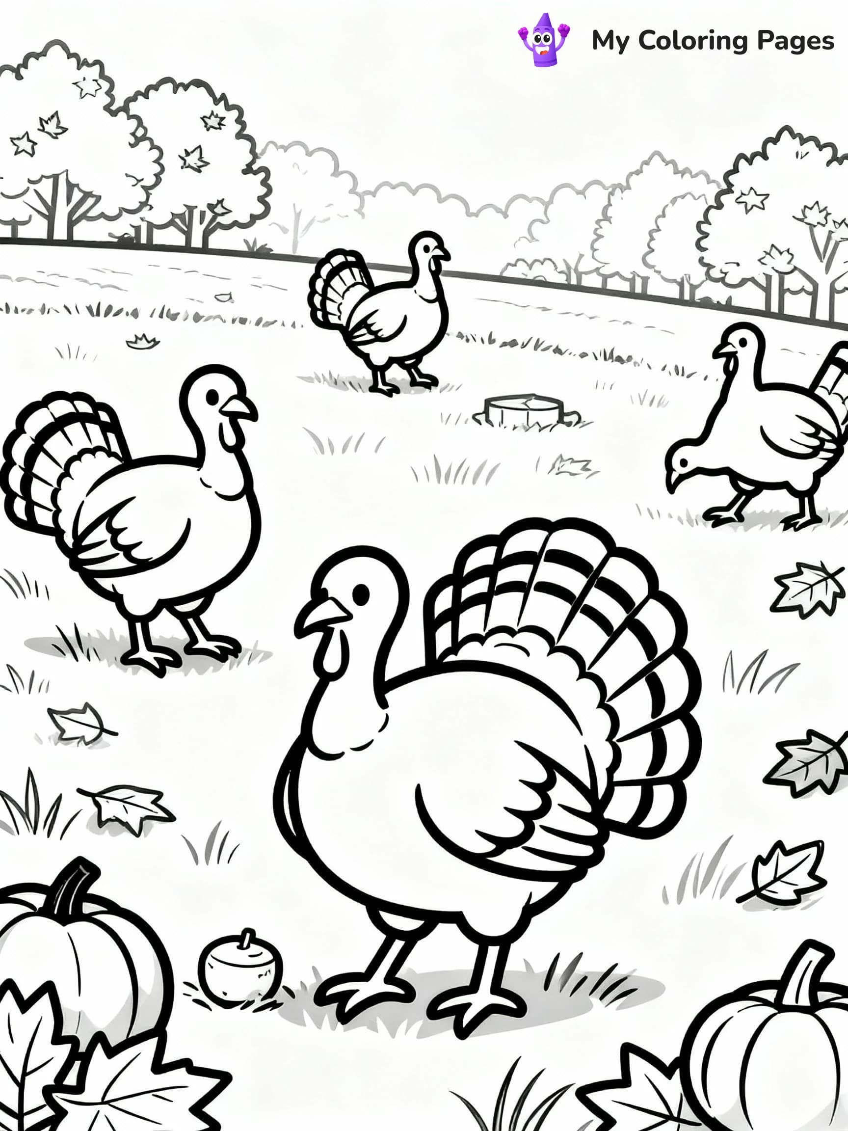 Fall Coloring Pages - 21