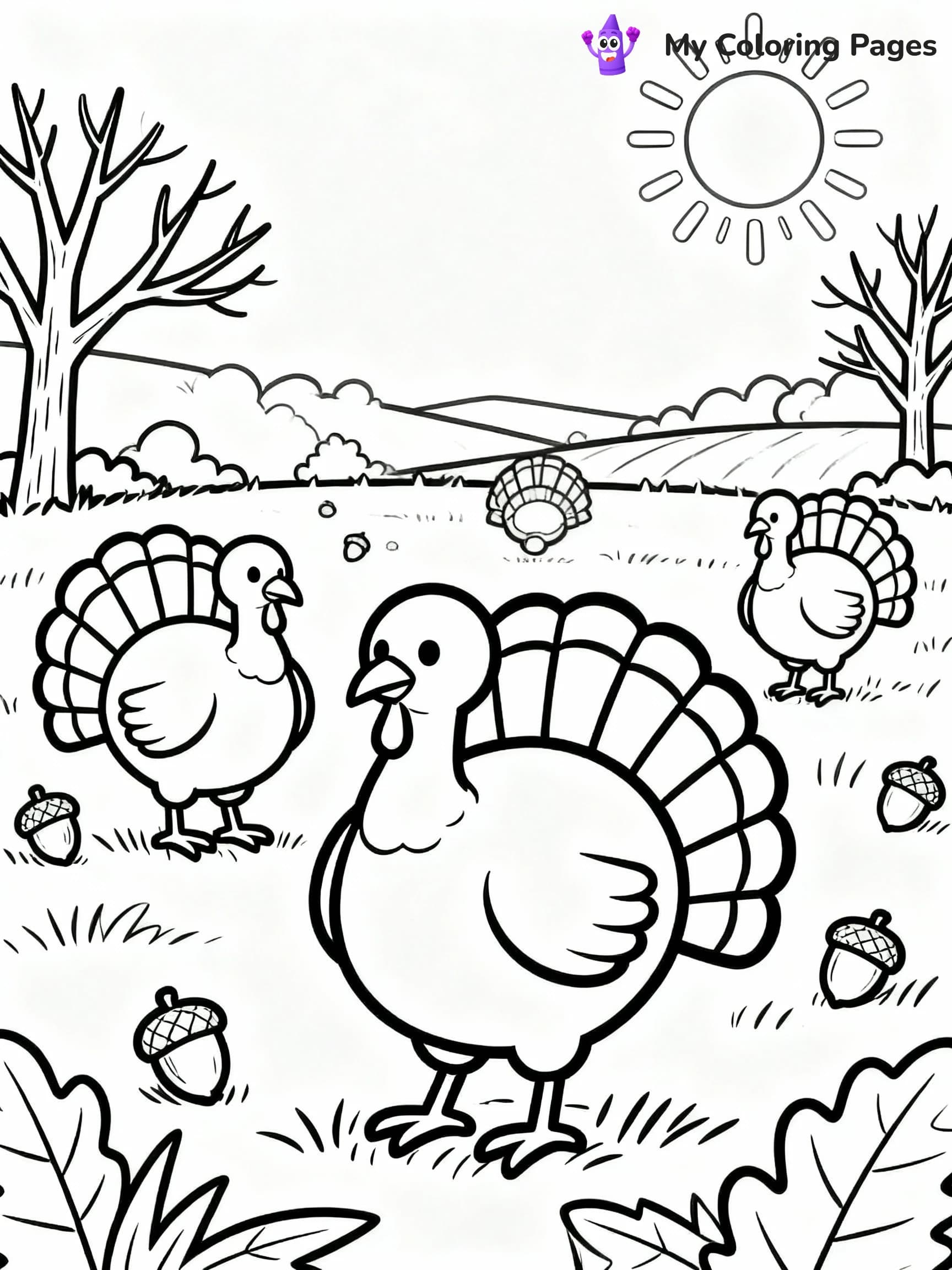 Fall Coloring Pages - 19