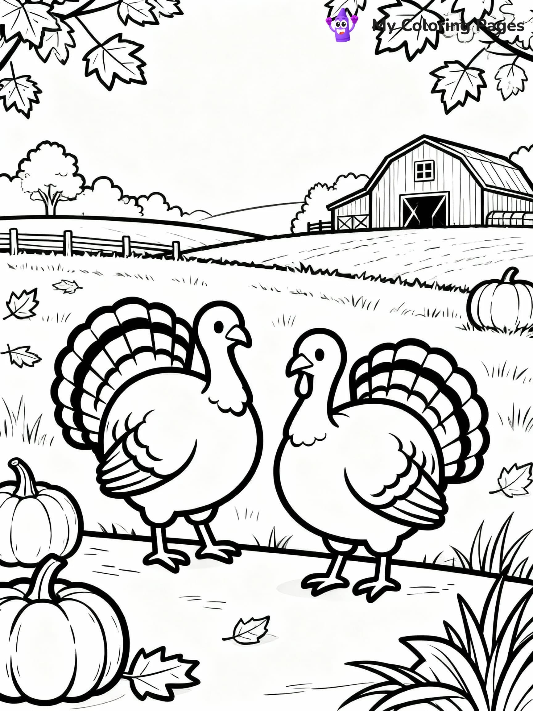 Fall Coloring Pages - 18