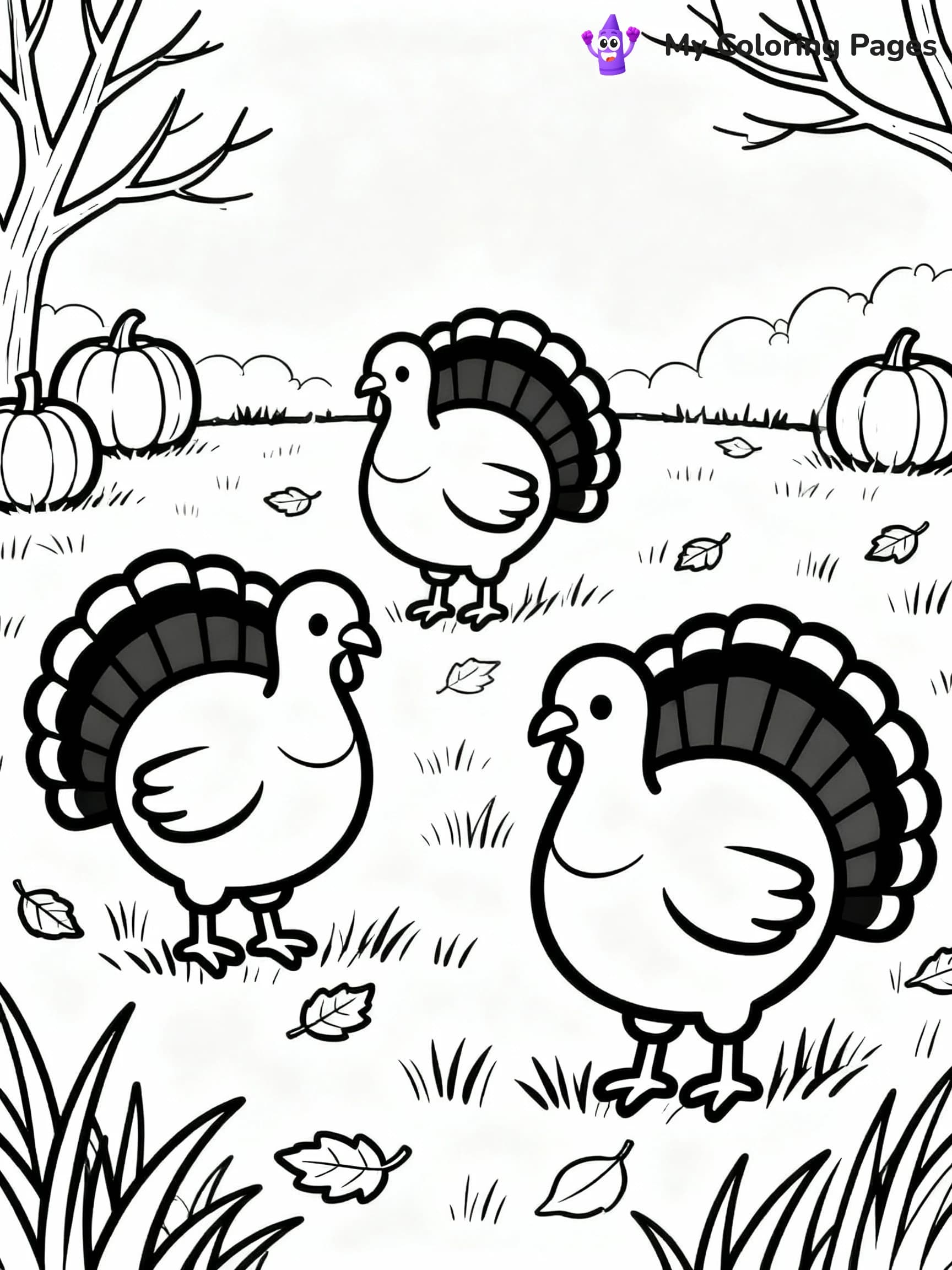 Fall Coloring Pages - 17