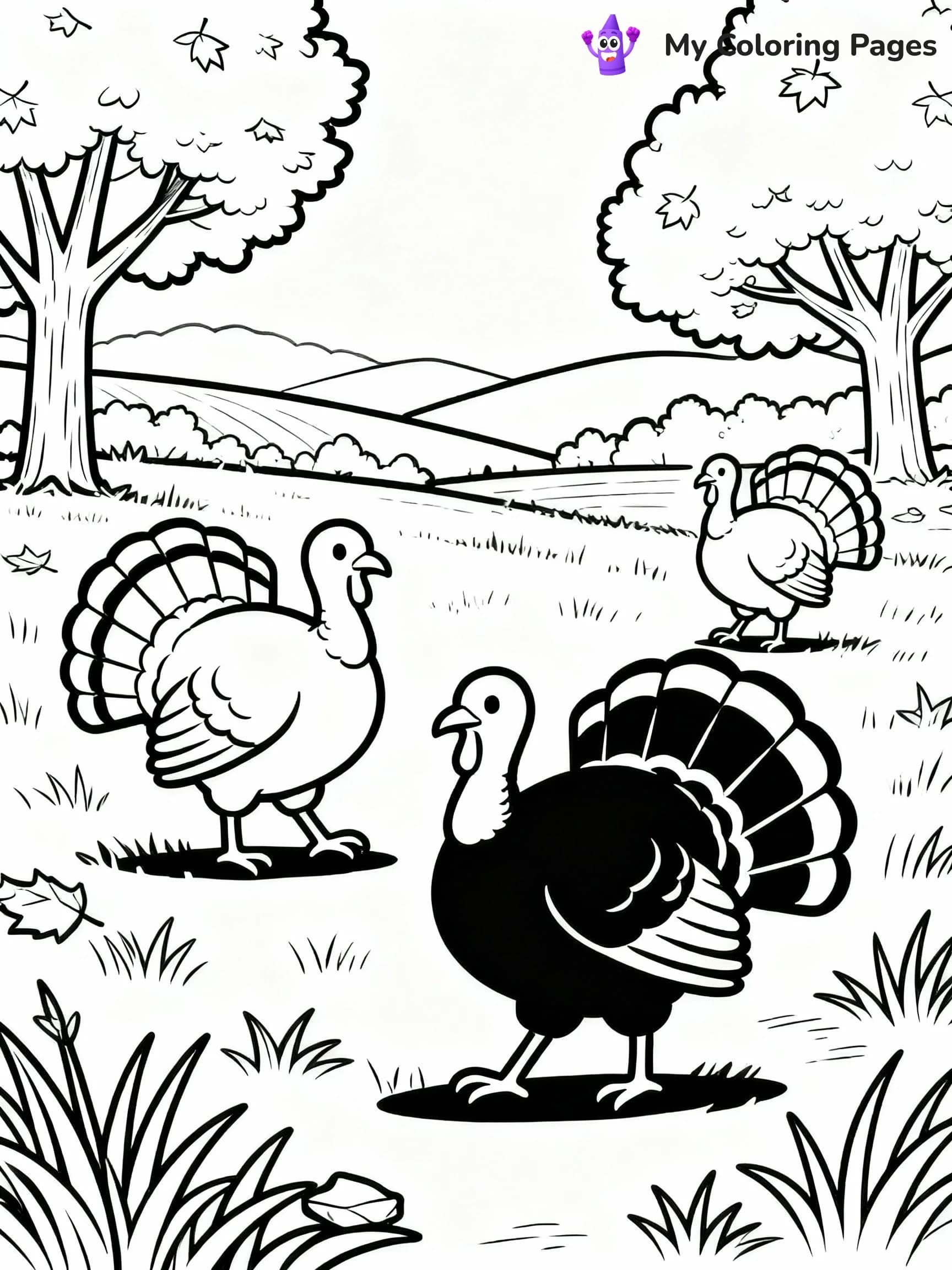 Fall Coloring Pages - 16