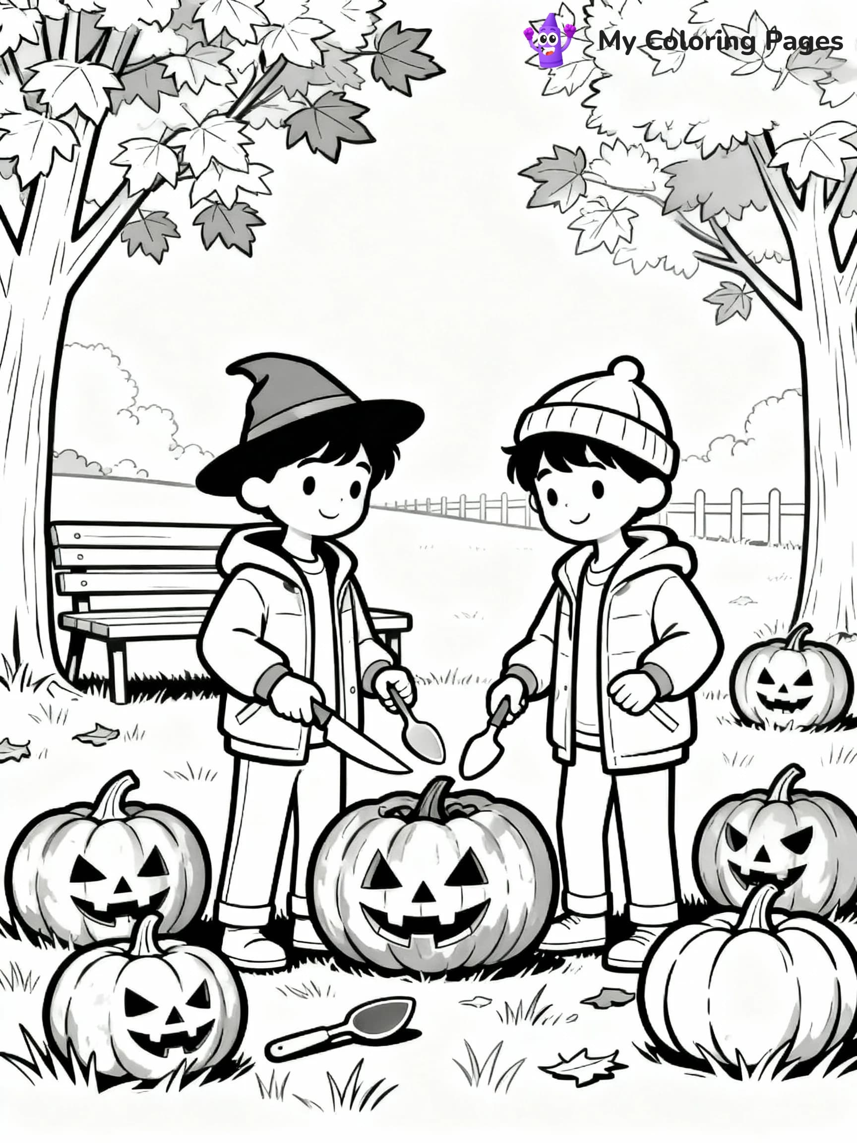 Fall Coloring Pages - 10