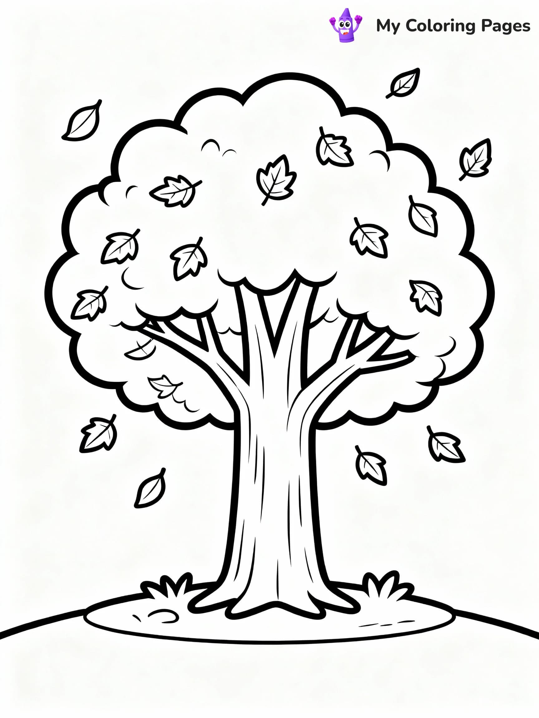 Fall Coloring Pages - 6
