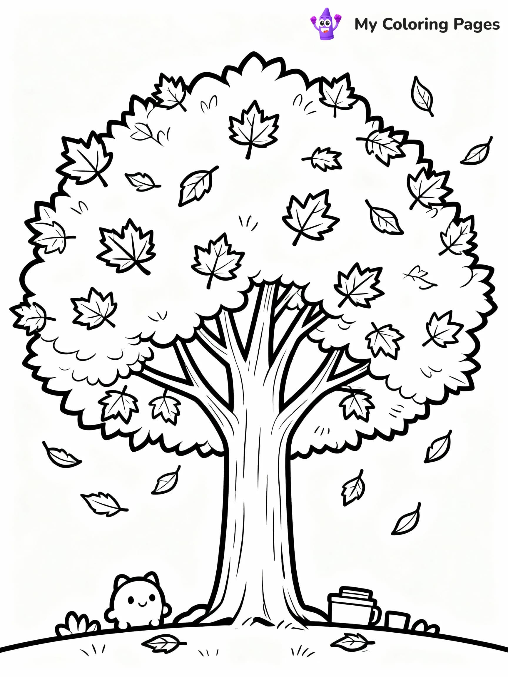 Fall Coloring Pages - 5