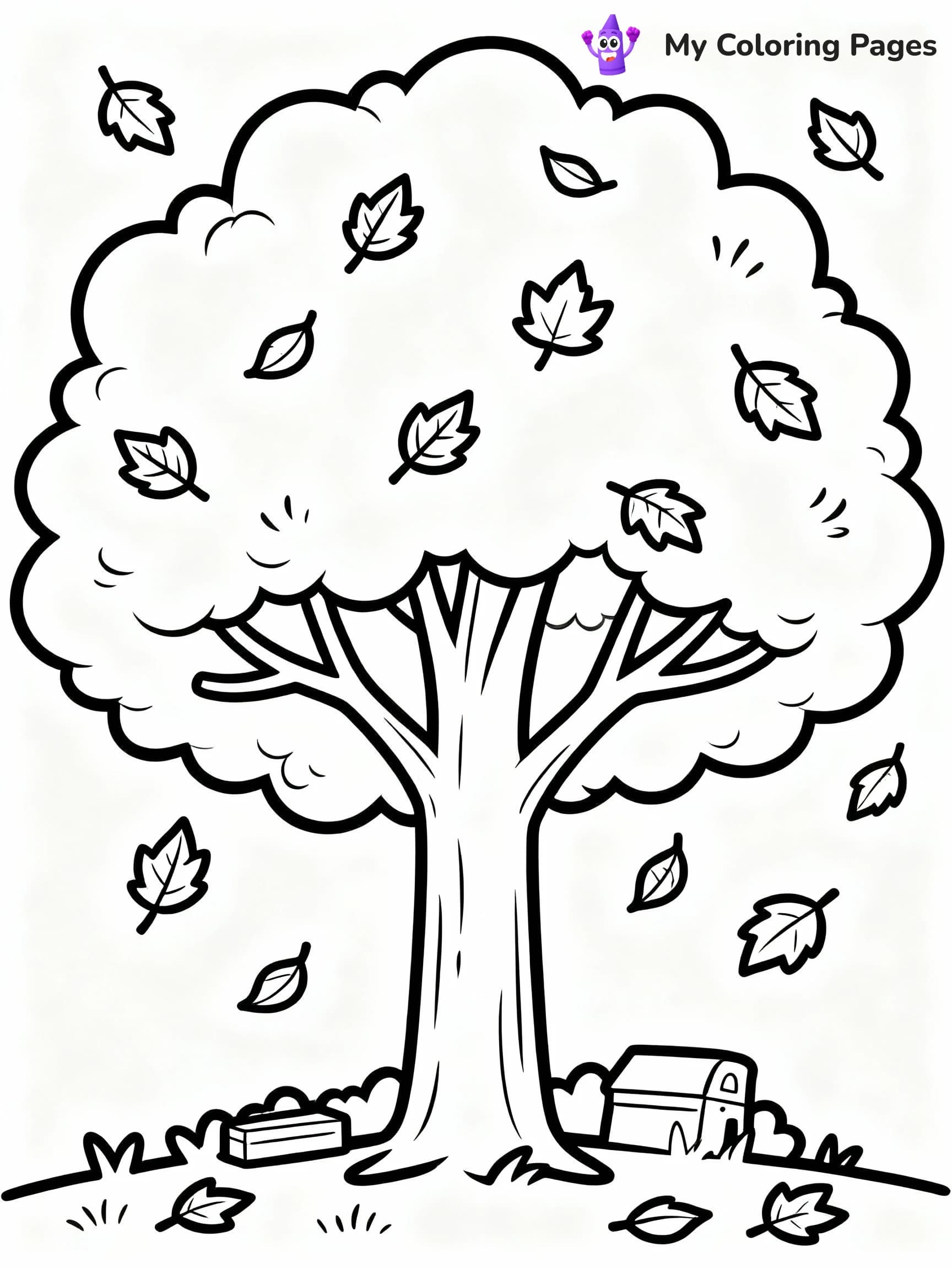Fall Coloring Pages - 4