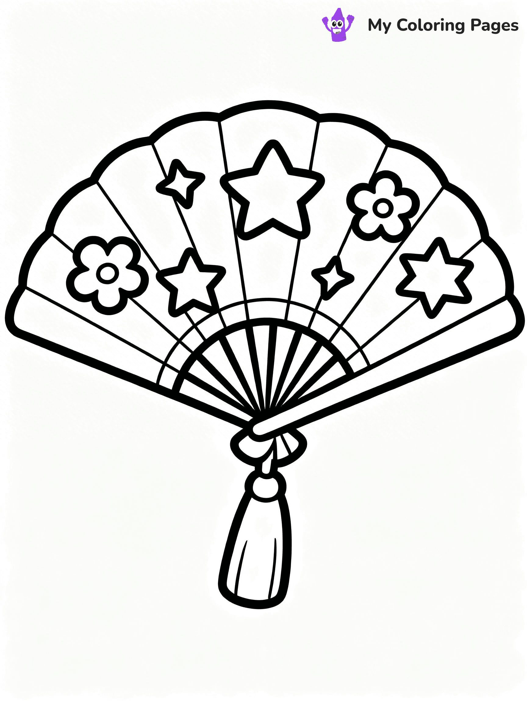 Fan Coloring Pages - 35