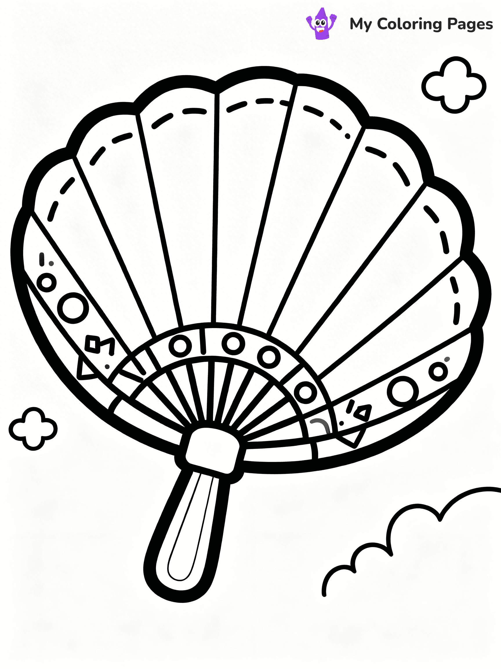 Fan Coloring Pages - 34