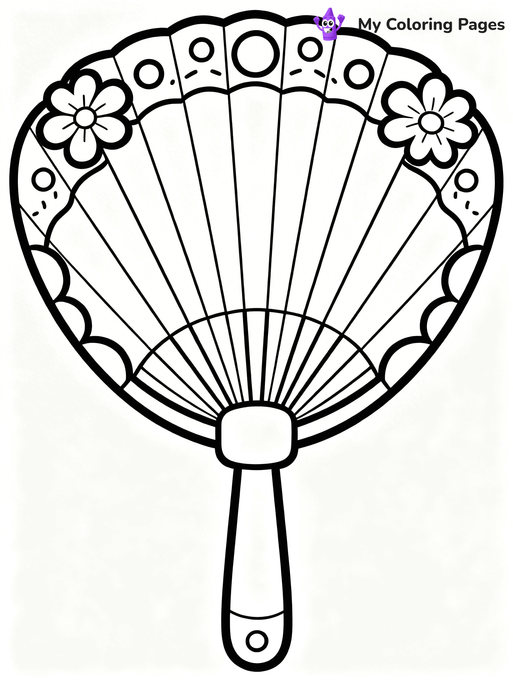 Fan Coloring Pages - 32