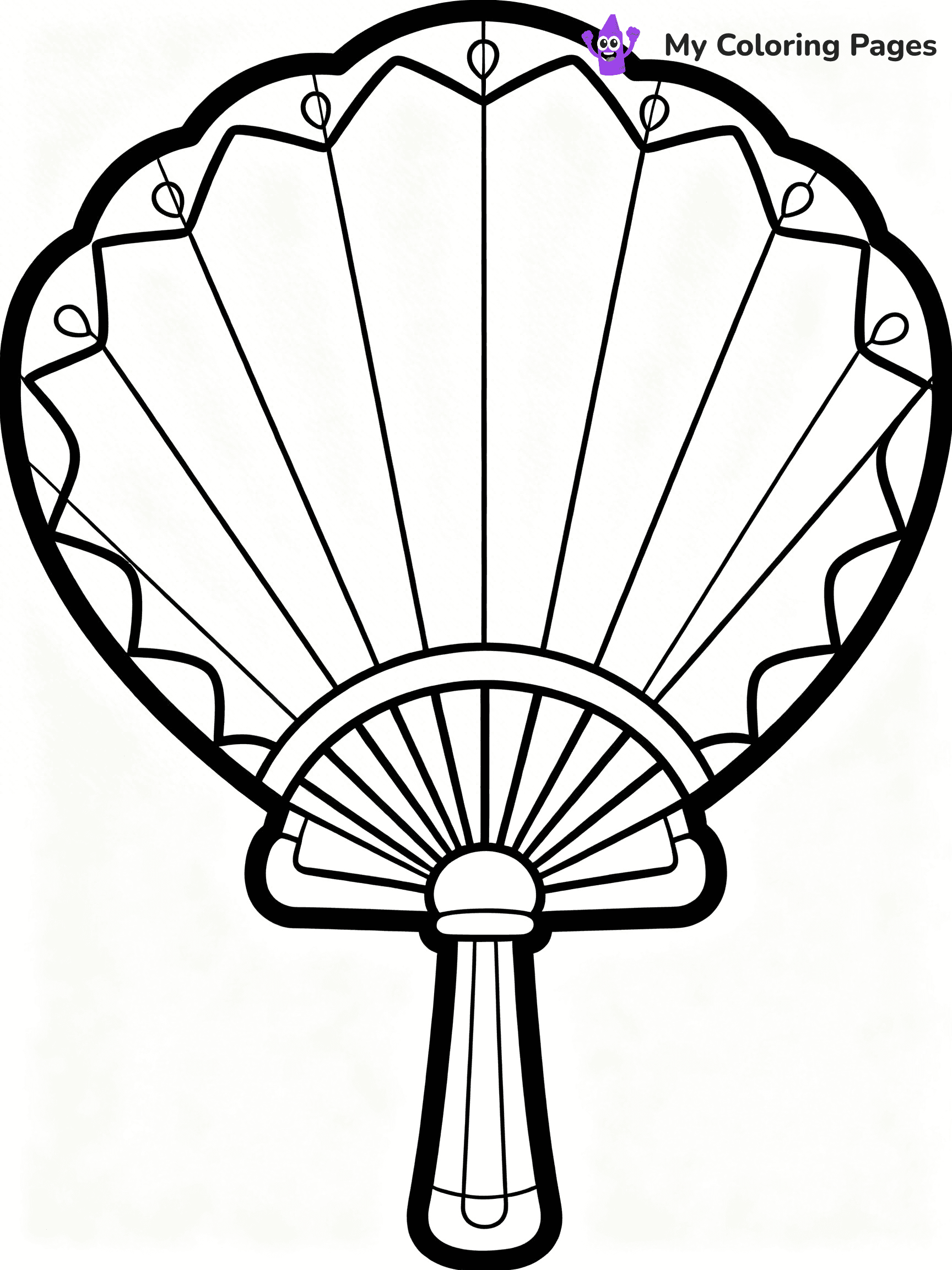 Fan Coloring Pages - 31