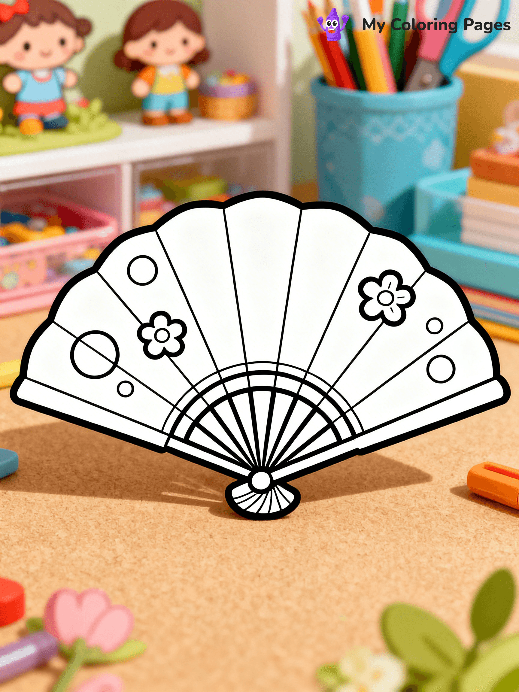 Fan Coloring Pages - 30