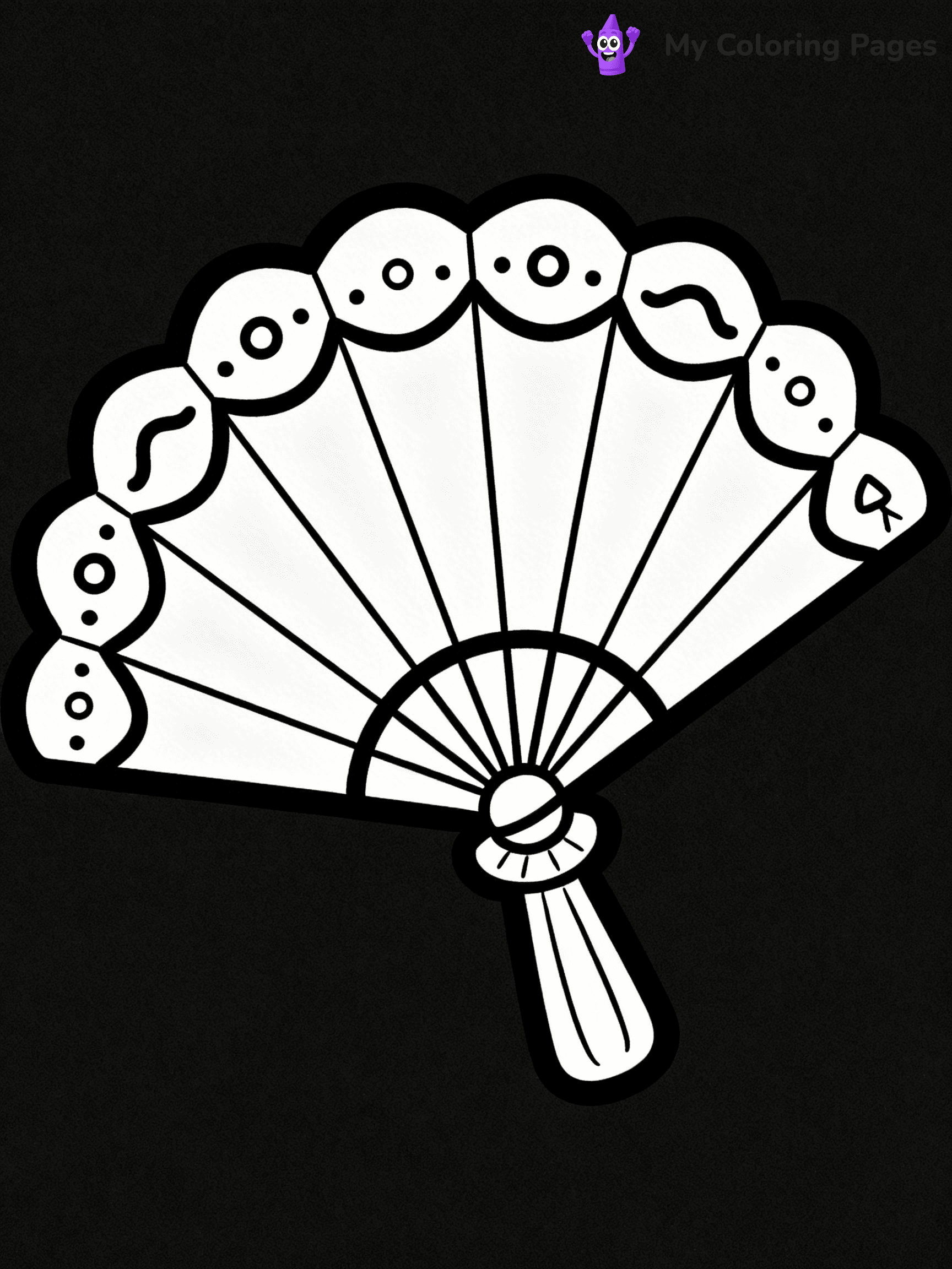 Fan Coloring Pages - 29