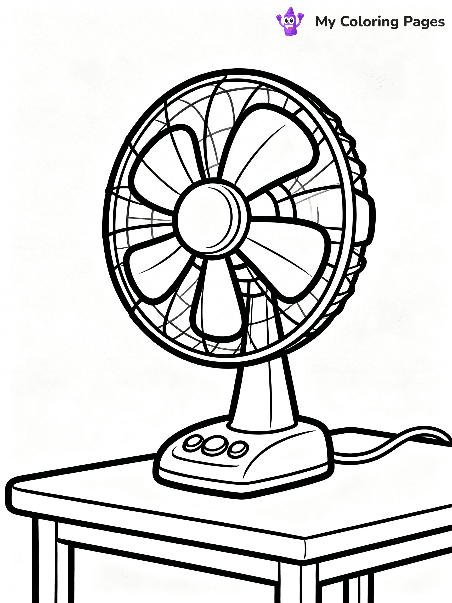 Fan Coloring Pages - 28