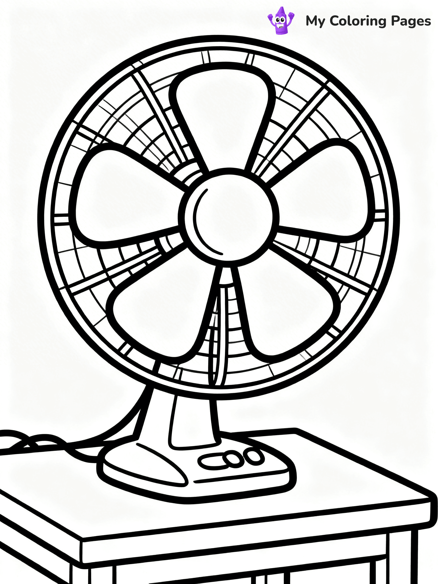 Fan Coloring Pages - 27