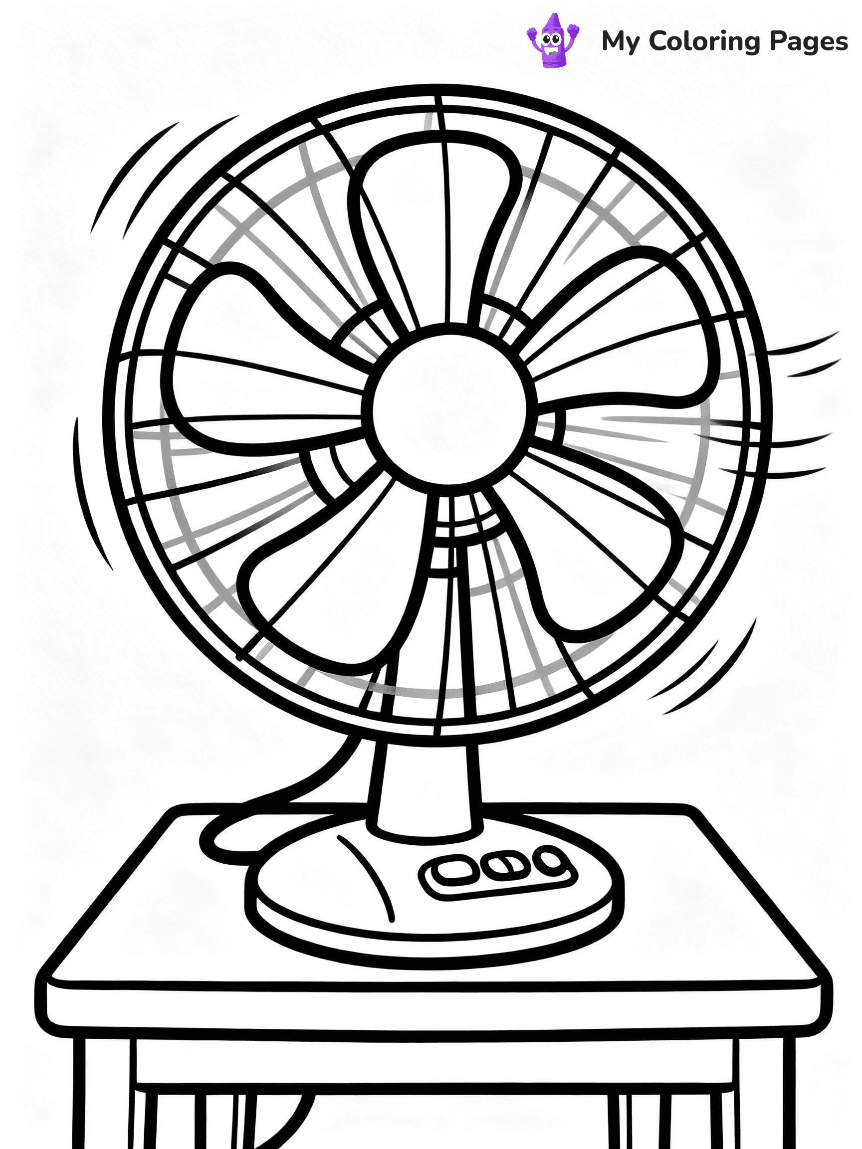 Fan Coloring Pages - 26