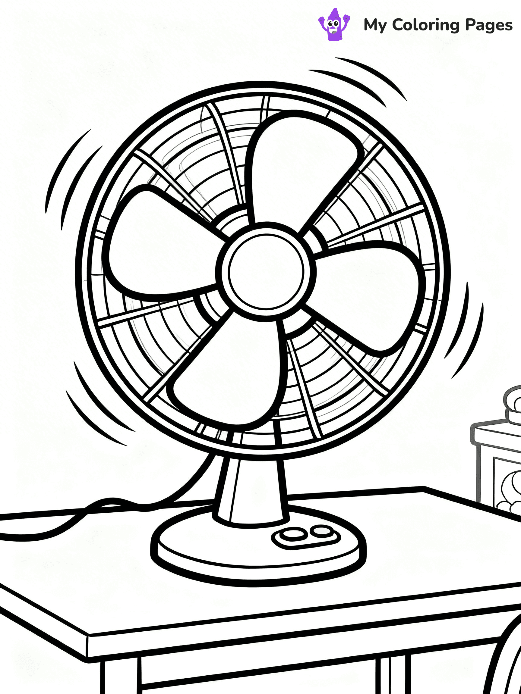 Fan Coloring Pages - 25