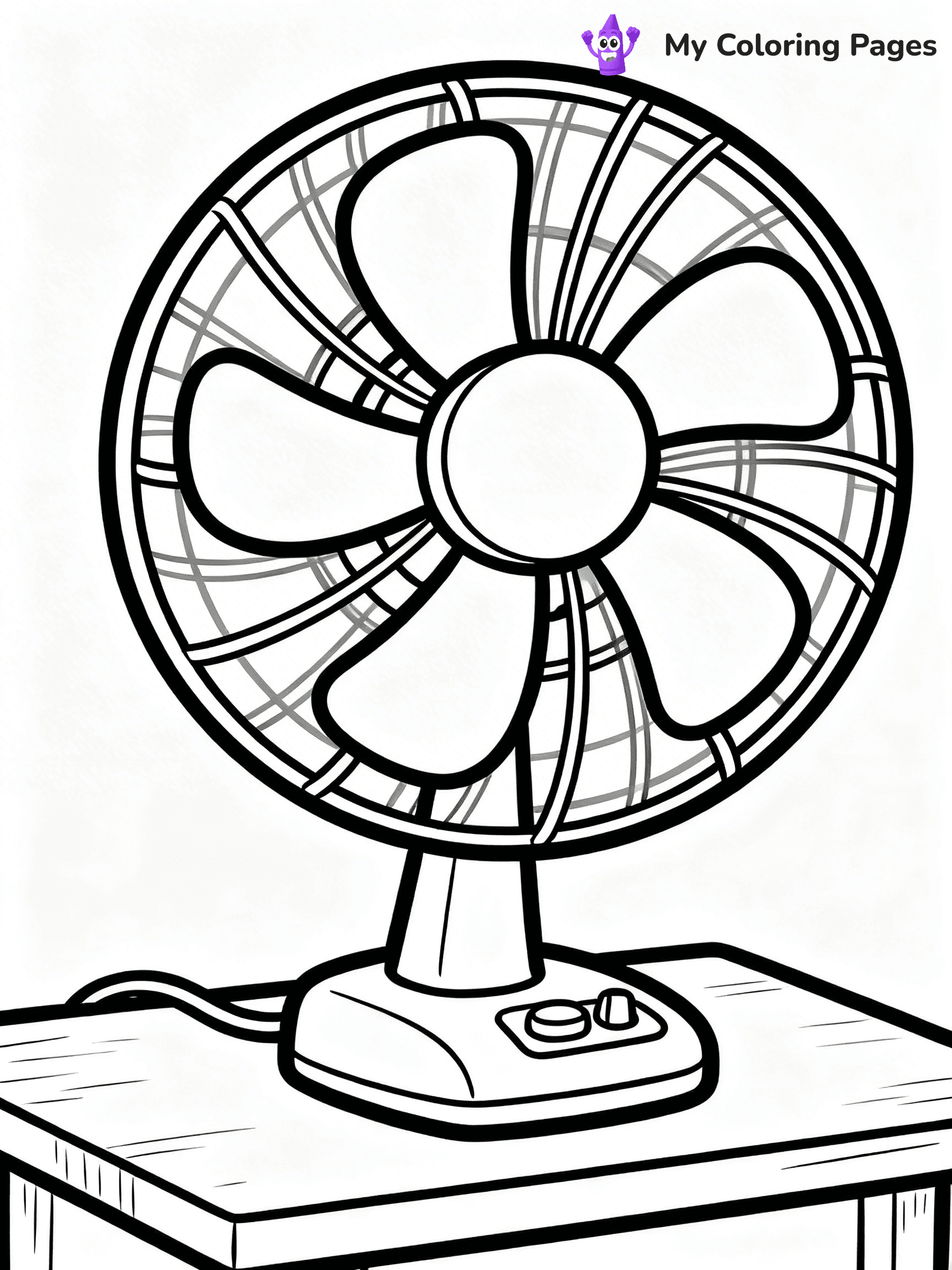 Fan Coloring Pages - 24