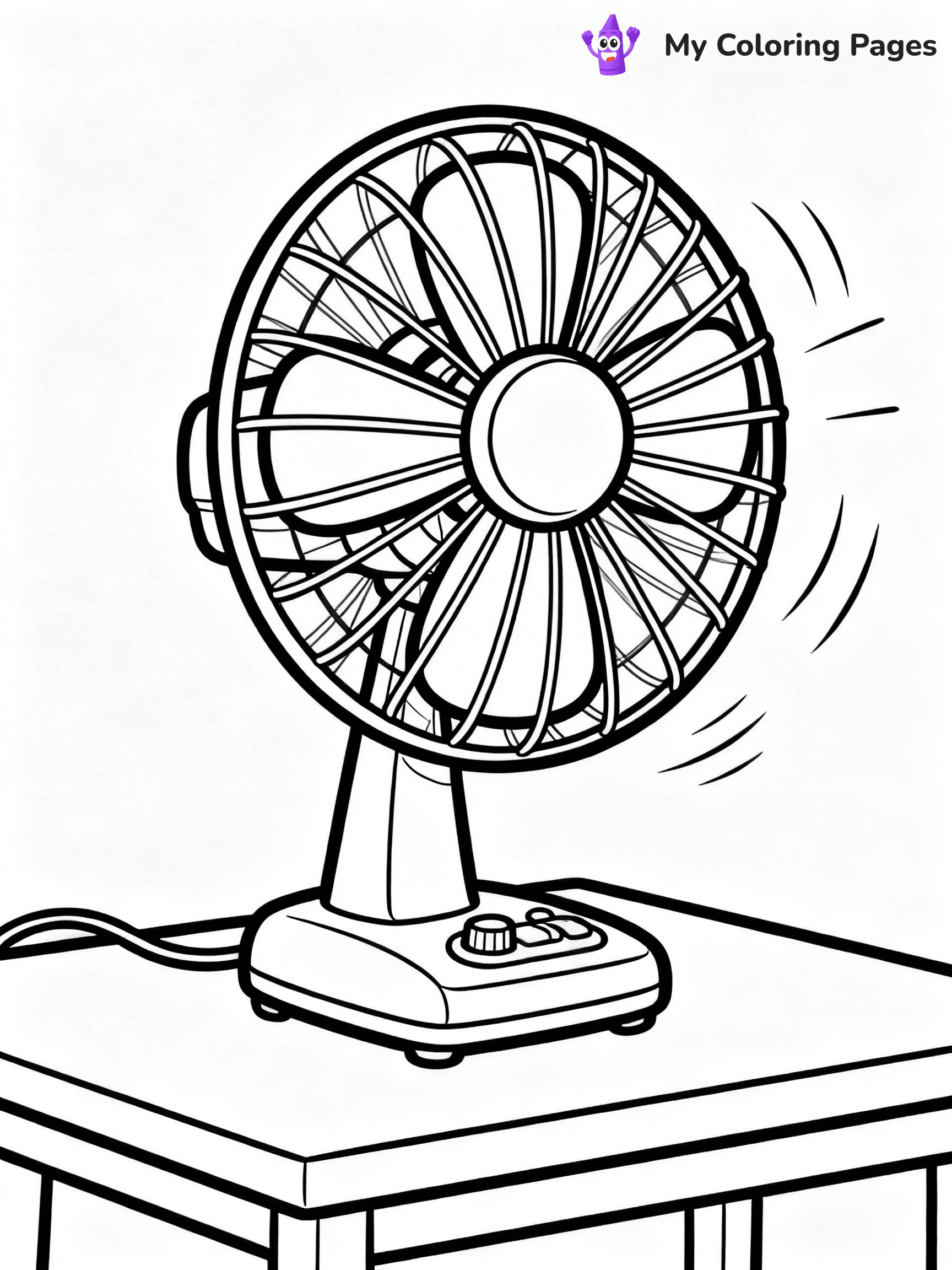 Fan Coloring Pages - 22