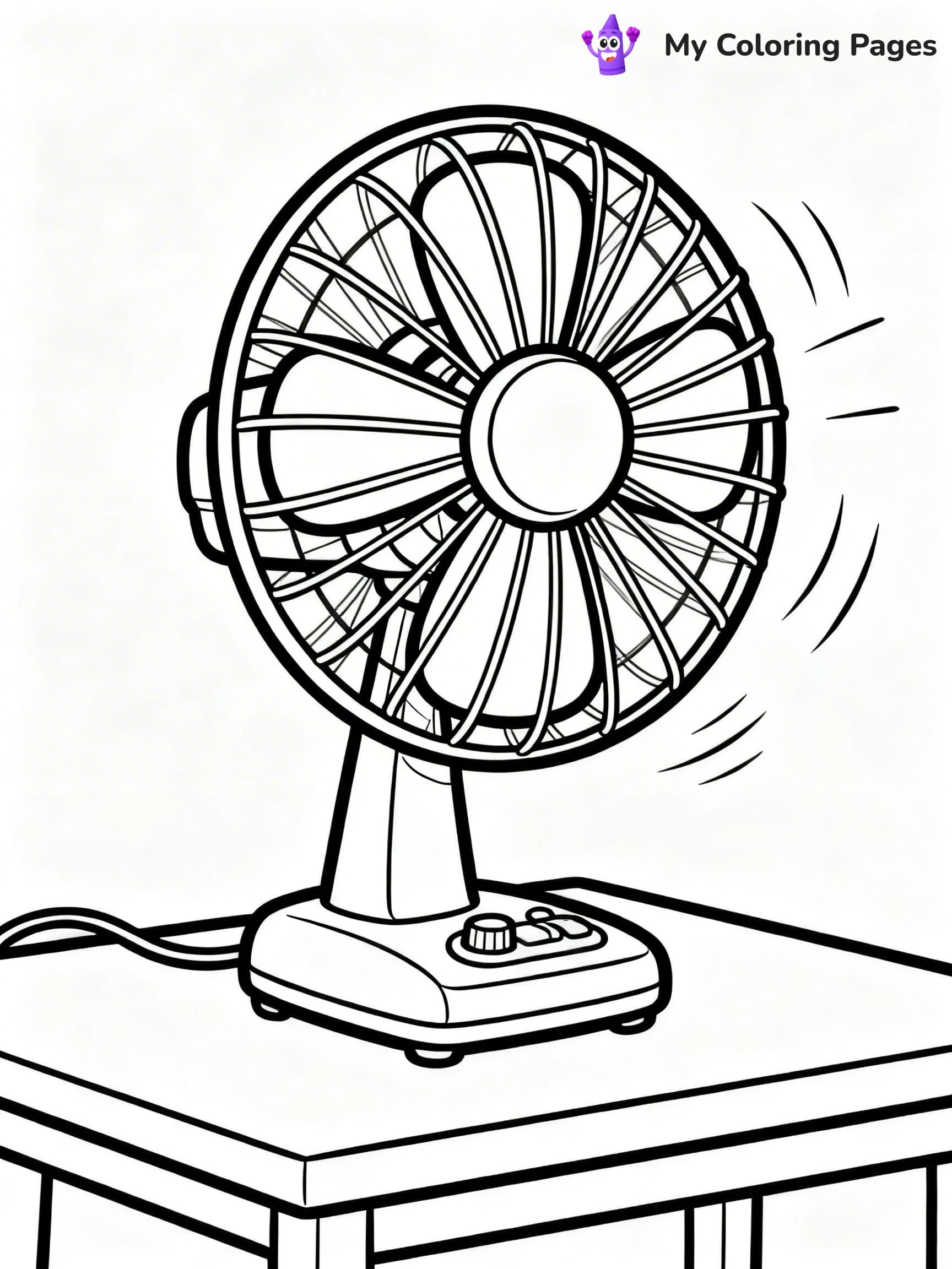 Fan Coloring Pages - 22