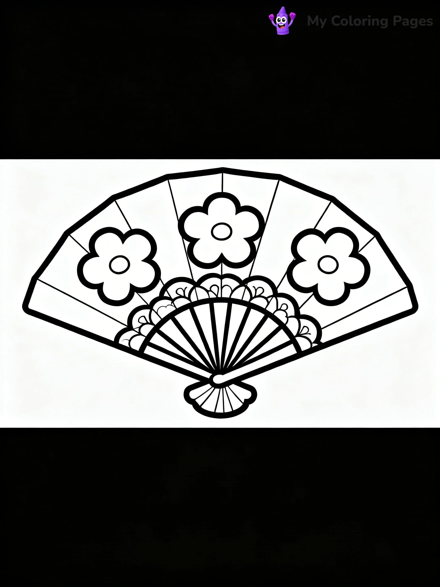 Fan Coloring Pages - 21
