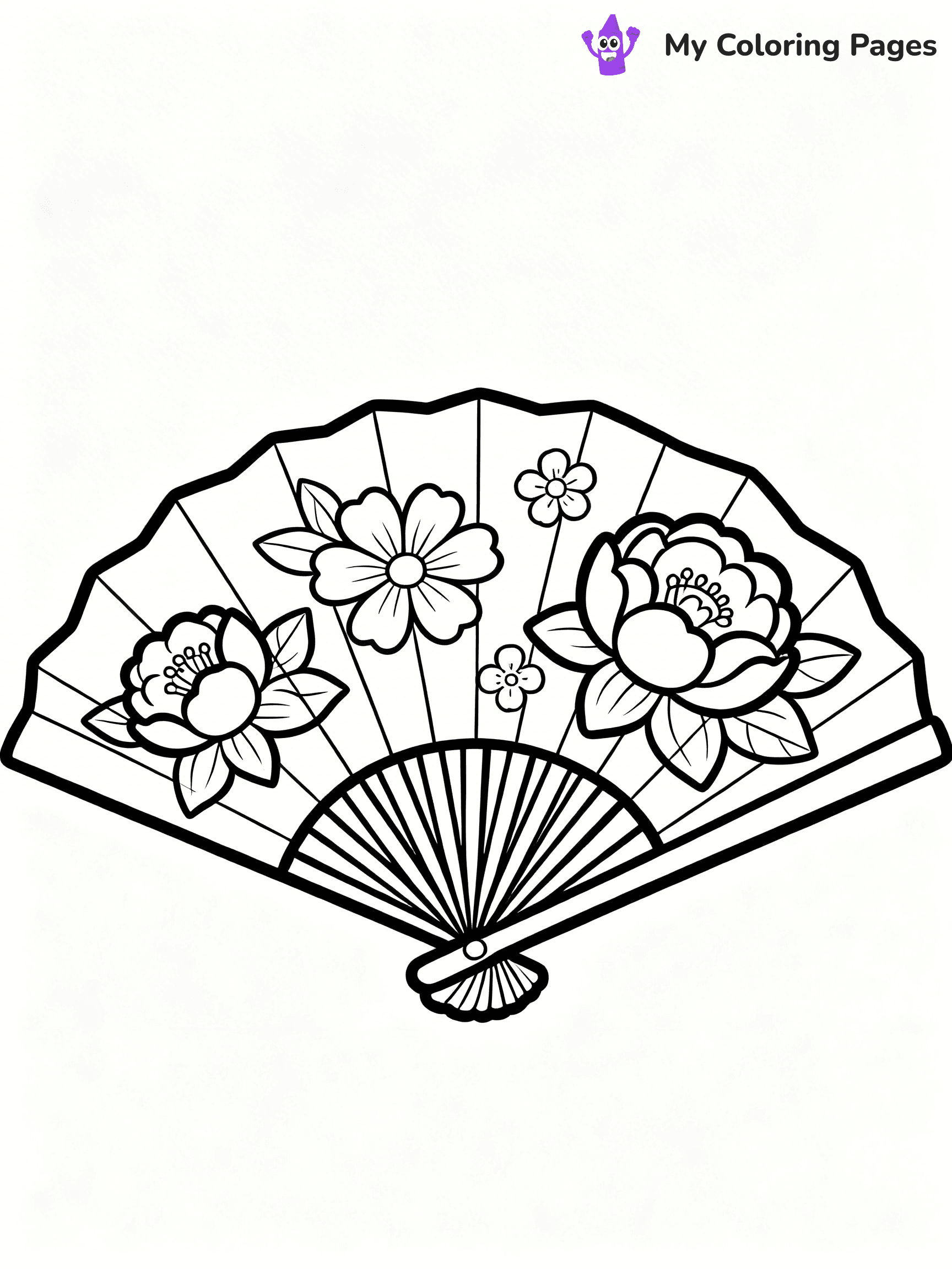 Fan Coloring Pages - 20