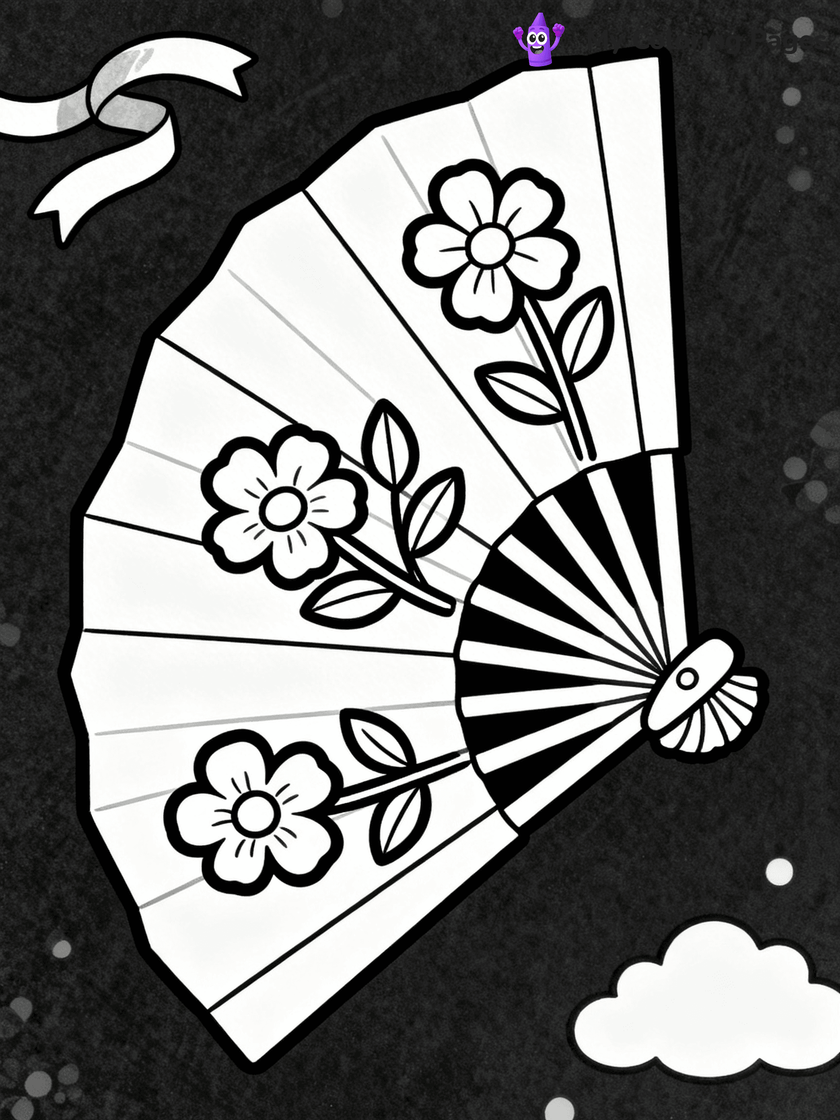 Fan Coloring Pages - 16