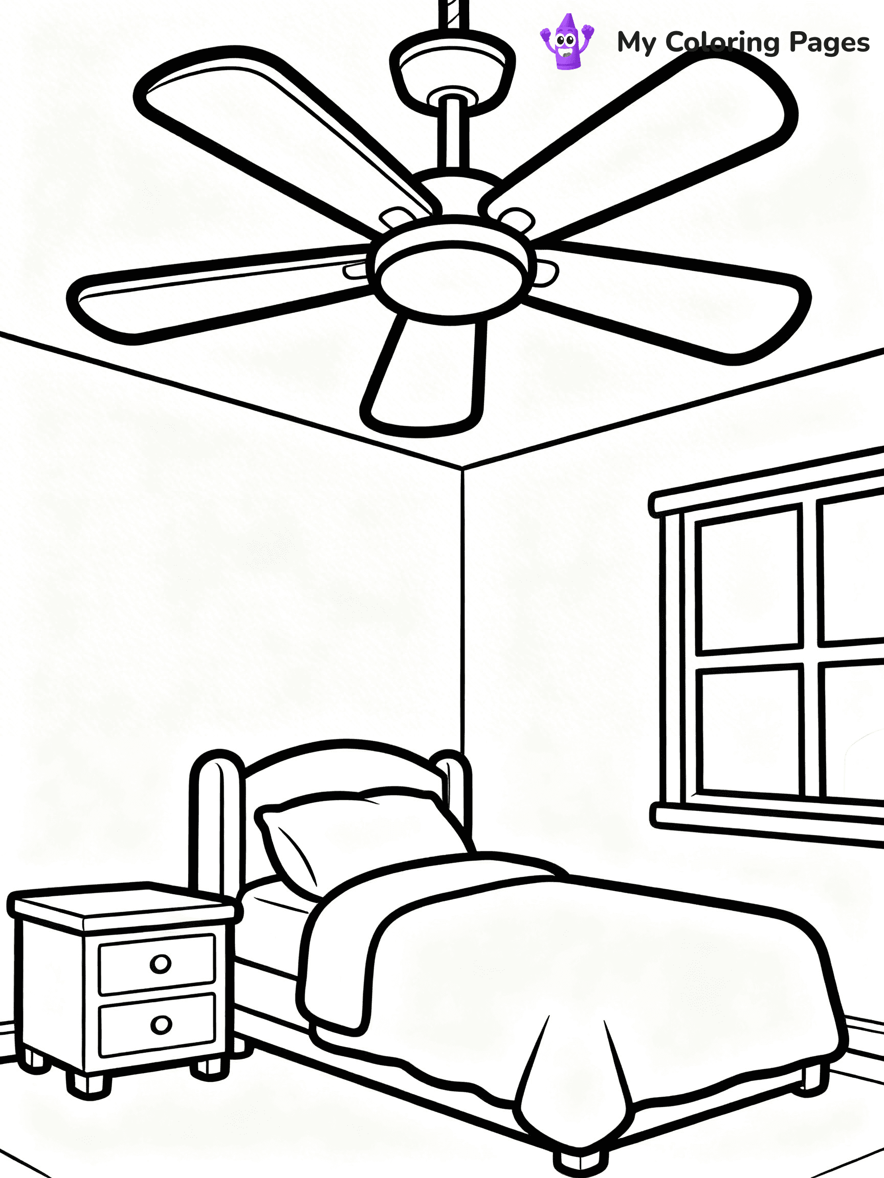 Fan Coloring Pages - 5