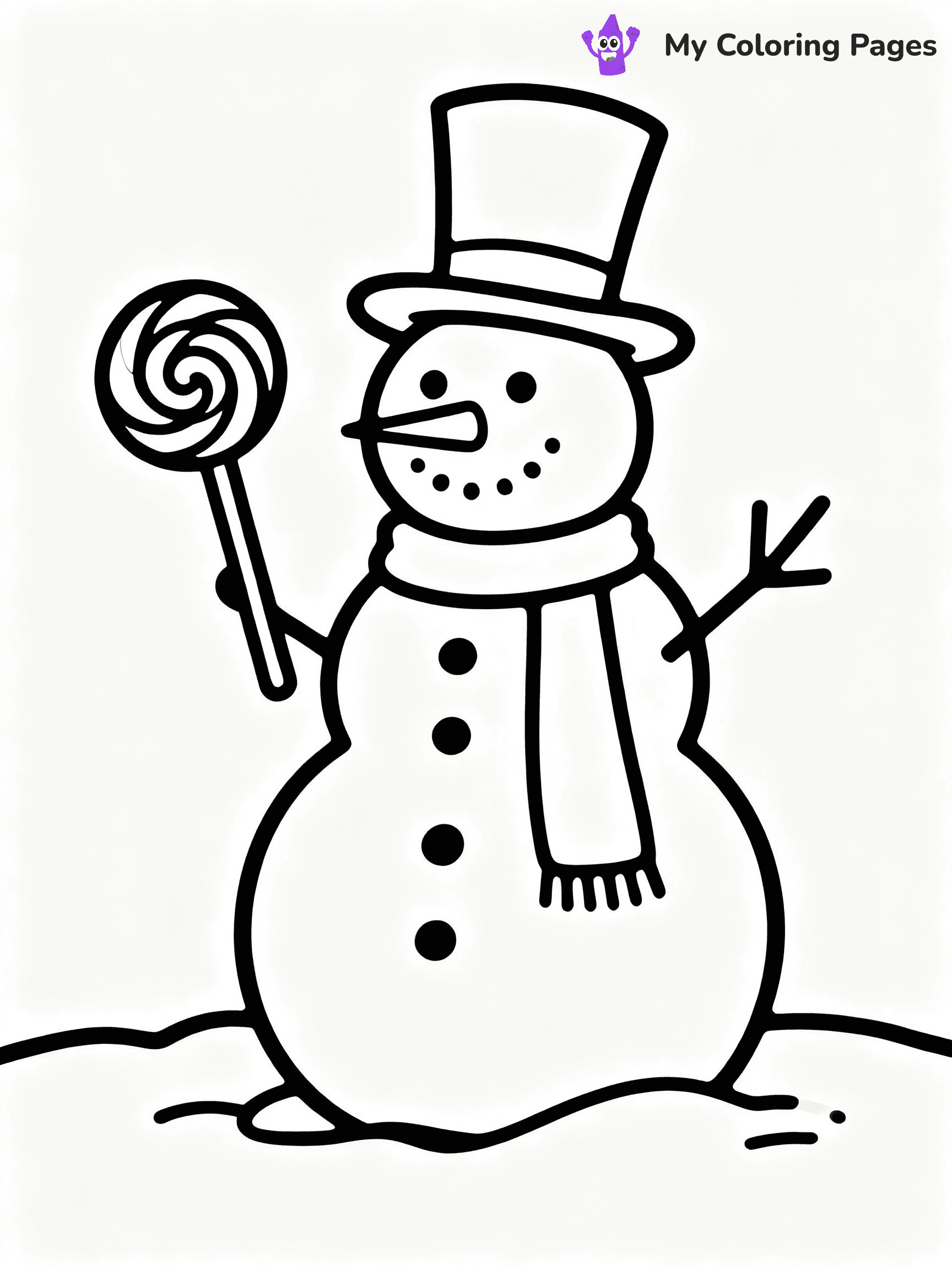 ⚠️ CRITICAL REQUIREMENT - ABSOLUTE BLACK AND WHITE ONLY ⚠️
This MUST be a BLACK AND WHITE line drawing ONLY. NO COLORS whatsoever.
- ONLY pure black lines (#000000) on pure white background (#FFFFFF)
- ABSOLUTELY NO colors, NO shading, NO gradients, NO grayscale
- If there are ANY colors in the output, the image is REJECTED
- This is a COLORING PAGE - meant to be COLORED IN by children
- The output must be UNCOLORED line art ready for coloring
⚠️ SUBJECT TO DRAW: Cheerful snowman with a lollipop, wearing a top hat, in whimsical winter style
(REMEMBER: Output must be BLACK AND WHITE line art only, NOT colored!)
# COLORING PAGE: BLACK OUTLINES ONLY - WHITE BACKGROUND MANDATORY
Create a **coloring book page** using EXACTLY two values: black lines, white space.
## NON-NEGOTIABLE BINARY RULES
- **ONLY #000000 (black) and #FFFFFF (white)** - NO other values exist
- **EVERY PIXEL = BLACK OR WHITE** - no gray/shading/antialiasing
- **WHITE BACKGROUND MANDATORY** - entire canvas stays white
- **ALL SHAPES HOLLOW** - everything is empty outlines waiting to be colored
- **FORBIDDEN:** fills, shading, gradients, patterns, textures, colors
- **NO SOLID REGIONS** - if it's not a thin line, it's wrong
## Universal Line Standards
- Black outlines ONLY - thin, uniform weight
- Every shape completely empty inside
- Closed contours suitable for coloring
- Simple flat illustration - zero depth/3D/realism
- **Style:** Whimsical Doodle Art Alley - rounded, friendly outlines (unless specified)
## Everything = Outline Only
- Characters/animals: hollow shapes
- Objects/clothing: empty contours
- Backgrounds/scenery: line work only
- Natural elements: outlined forms
- Dark/night areas: don't exist (use outlined symbols)
- Textures/patterns: convert to simple lines
## The Test
Can a child color EVERY white space with crayons? If any area is pre-filled/shaded/gray or colored in, it FAILS. Every shape must be waiting to receive color.
**FINAL OUTPUT**: Binary coloring page. Black lines define shapes. White spaces ready for coloring. Nothing else exists. No exceptions. Print-ready.
⚠️ FINAL REMINDER: Draw the subject "Cheerful snowman with a lollipop, wearing a top hat, in whimsical winter style" as BLACK AND WHITE line art. Zero colors in output.