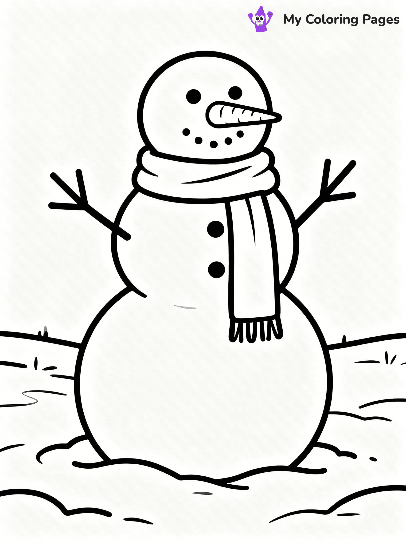 ⚠️ CRITICAL REQUIREMENT - ABSOLUTE BLACK AND WHITE ONLY ⚠️
This MUST be a BLACK AND WHITE line drawing ONLY. NO COLORS whatsoever.
- ONLY pure black lines (#000000) on pure white background (#FFFFFF)
- ABSOLUTELY NO colors, NO shading, NO gradients, NO grayscale
- If there are ANY colors in the output, the image is REJECTED
- This is a COLORING PAGE - meant to be COLORED IN by children
- The output must be UNCOLORED line art ready for coloring
⚠️ SUBJECT TO DRAW: Classic snowman with a scarf and carrot nose, standing in a snowy field, in playful outline style
(REMEMBER: Output must be BLACK AND WHITE line art only, NOT colored!)
# COLORING PAGE: BLACK OUTLINES ONLY - WHITE BACKGROUND MANDATORY
Create a **coloring book page** using EXACTLY two values: black lines, white space.
## NON-NEGOTIABLE BINARY RULES
- **ONLY #000000 (black) and #FFFFFF (white)** - NO other values exist
- **EVERY PIXEL = BLACK OR WHITE** - no gray/shading/antialiasing
- **WHITE BACKGROUND MANDATORY** - entire canvas stays white
- **ALL SHAPES HOLLOW** - everything is empty outlines waiting to be colored
- **FORBIDDEN:** fills, shading, gradients, patterns, textures, colors
- **NO SOLID REGIONS** - if it's not a thin line, it's wrong
## Universal Line Standards
- Black outlines ONLY - thin, uniform weight
- Every shape completely empty inside
- Closed contours suitable for coloring
- Simple flat illustration - zero depth/3D/realism
- **Style:** Whimsical Doodle Art Alley - rounded, friendly outlines (unless specified)
## Everything = Outline Only
- Characters/animals: hollow shapes
- Objects/clothing: empty contours
- Backgrounds/scenery: line work only
- Natural elements: outlined forms
- Dark/night areas: don't exist (use outlined symbols)
- Textures/patterns: convert to simple lines
## The Test
Can a child color EVERY white space with crayons? If any area is pre-filled/shaded/gray or colored in, it FAILS. Every shape must be waiting to receive color.
**FINAL OUTPUT**: Binary coloring page. Black lines define shapes. White spaces ready for coloring. Nothing else exists. No exceptions. Print-ready.
⚠️ FINAL REMINDER: Draw the subject "Classic snowman with a scarf and carrot nose, standing in a snowy field, in playful outline style" as BLACK AND WHITE line art. Zero colors in output.