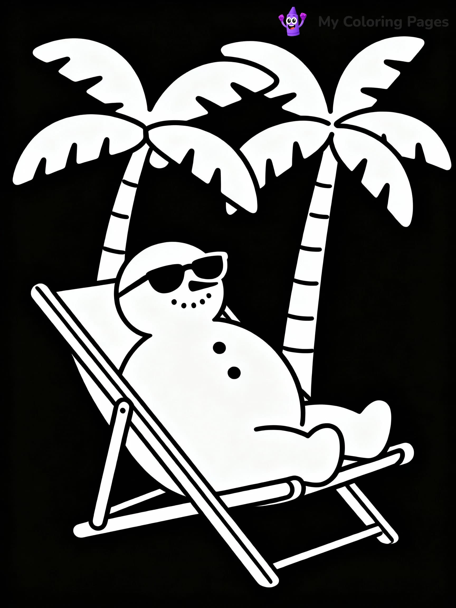 Snowman Coloring Pages - 9