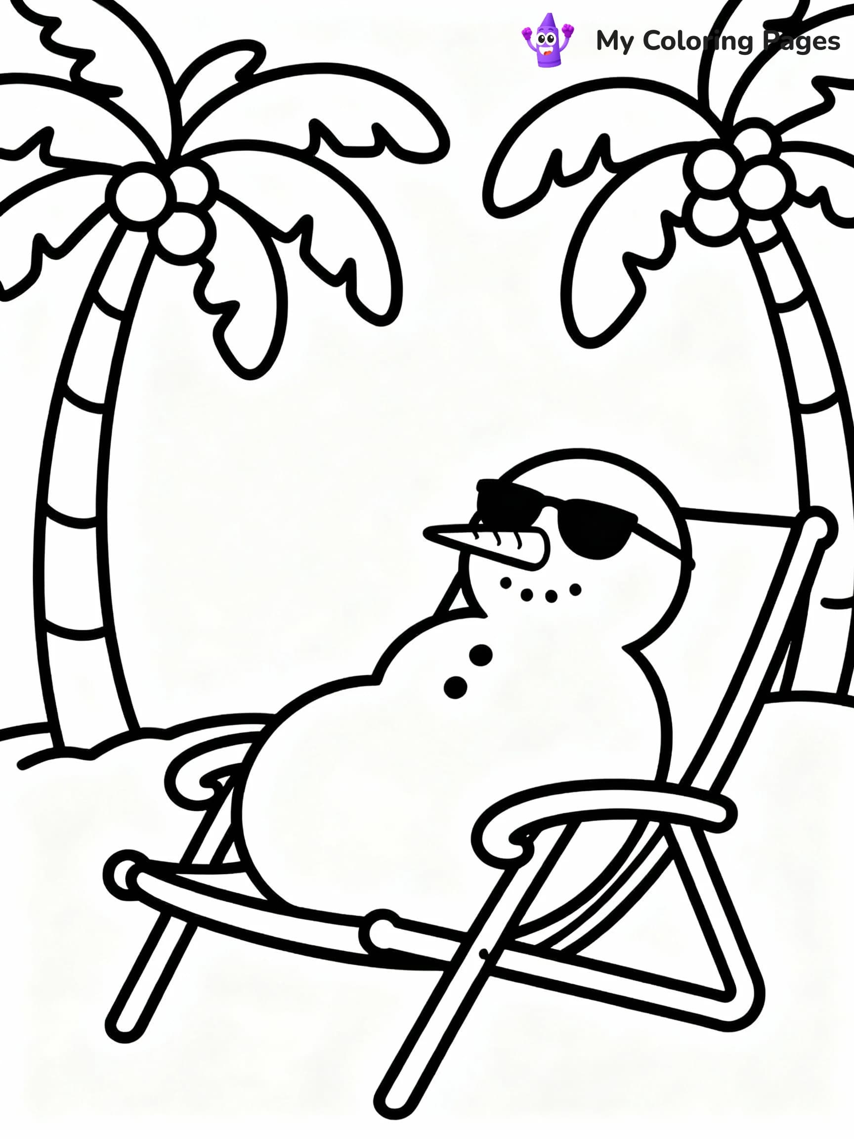 Snowman Coloring Pages - 3