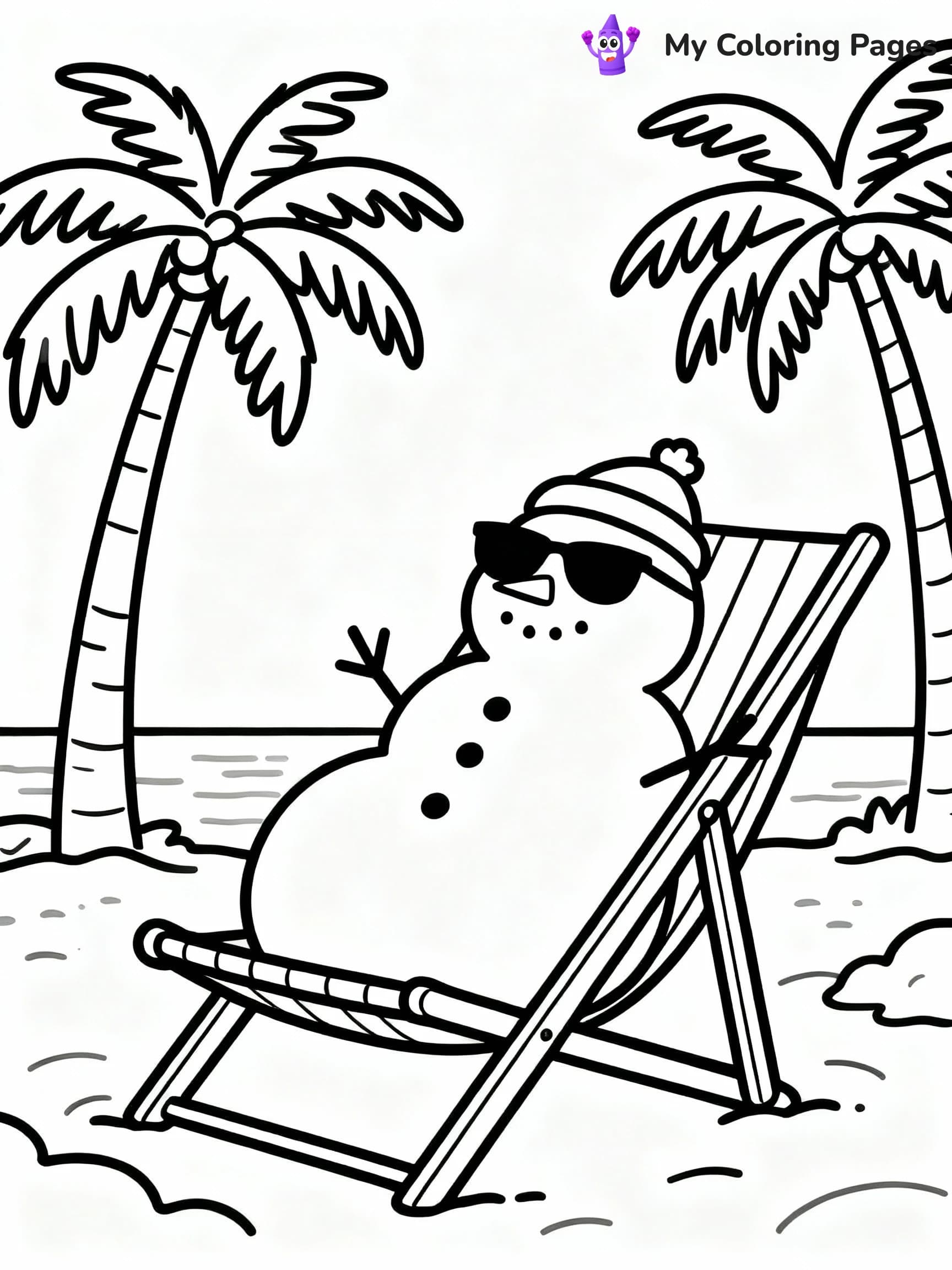 Snowman Coloring Pages - 2