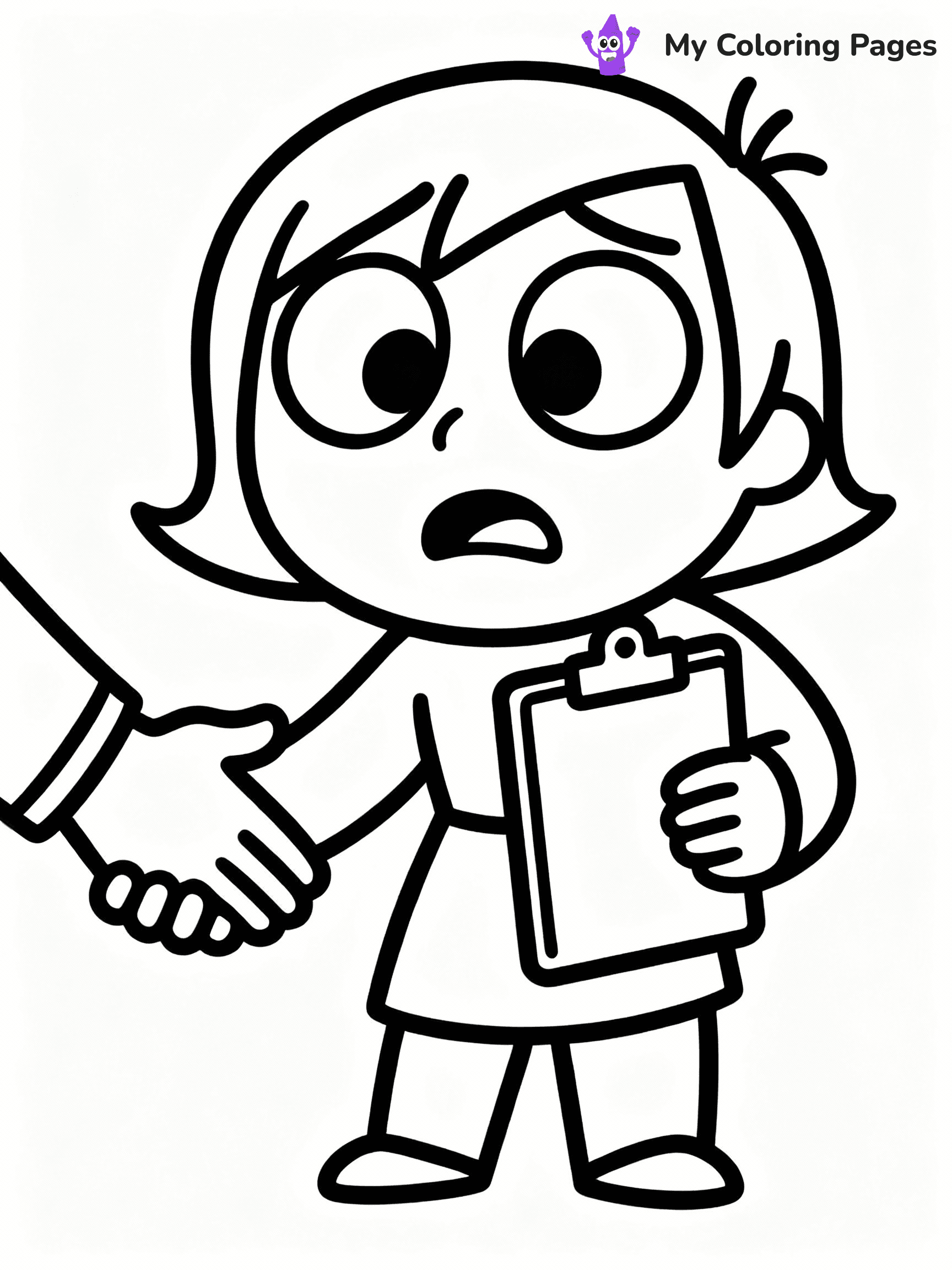 Inside Out Coloring Pages - 35