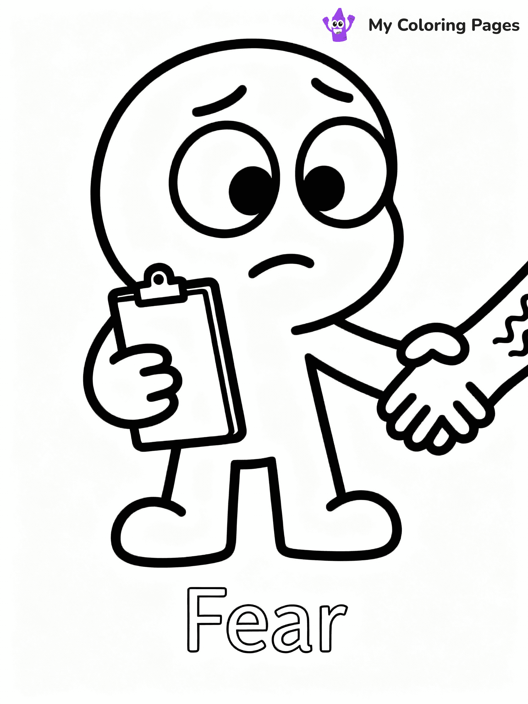 Inside Out Coloring Pages - 33