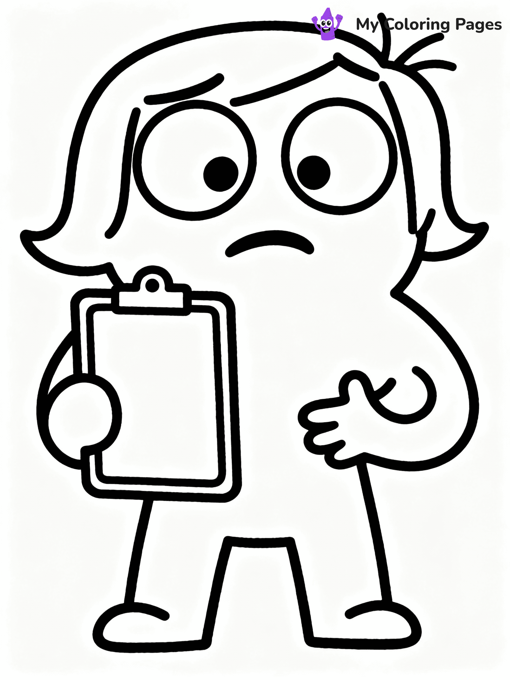 Inside Out Coloring Pages - 30