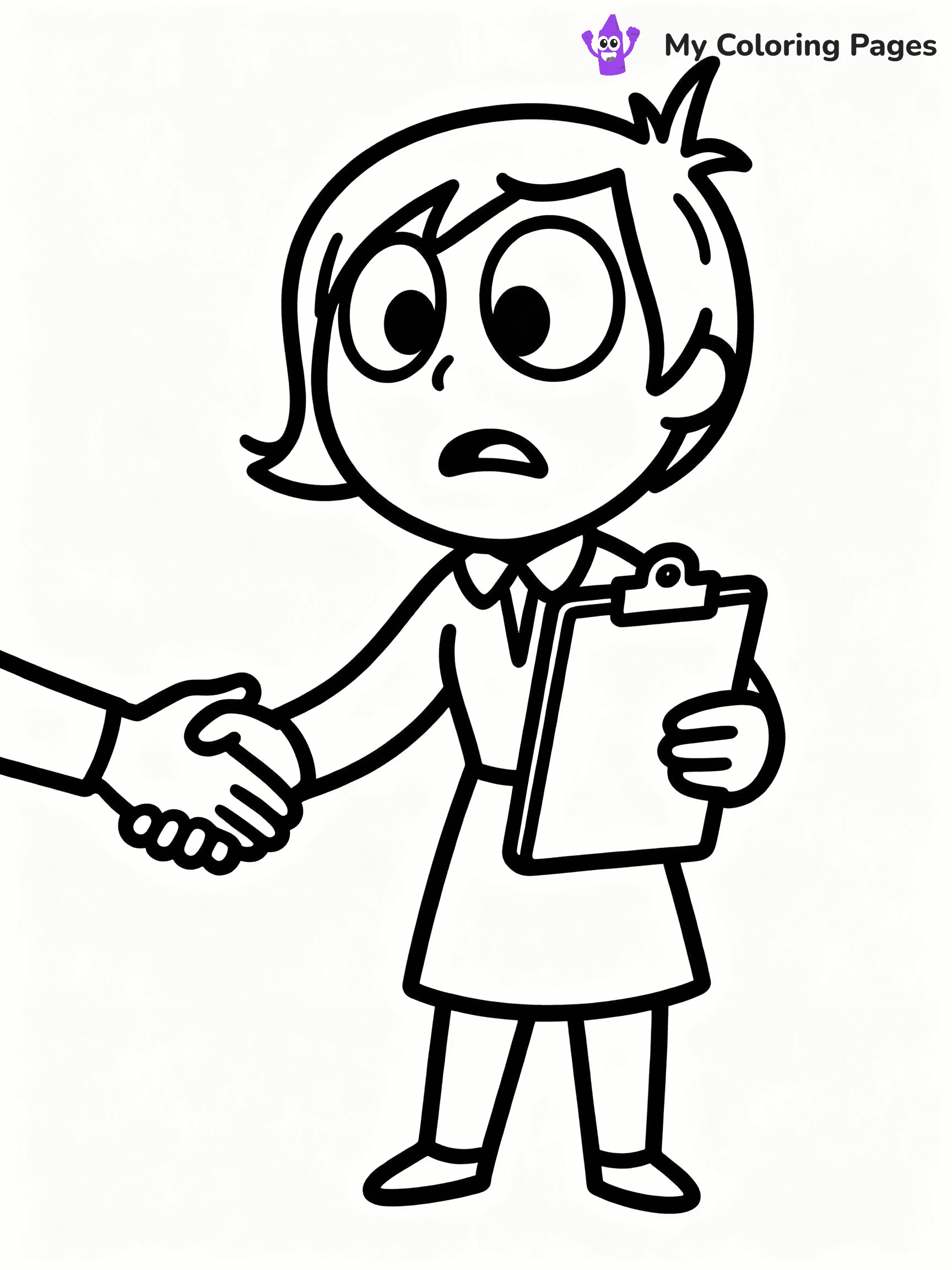 Inside Out Coloring Pages - 29