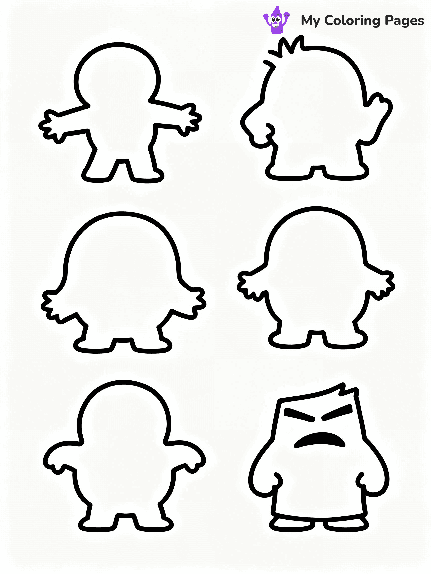 Inside Out Coloring Pages - 23