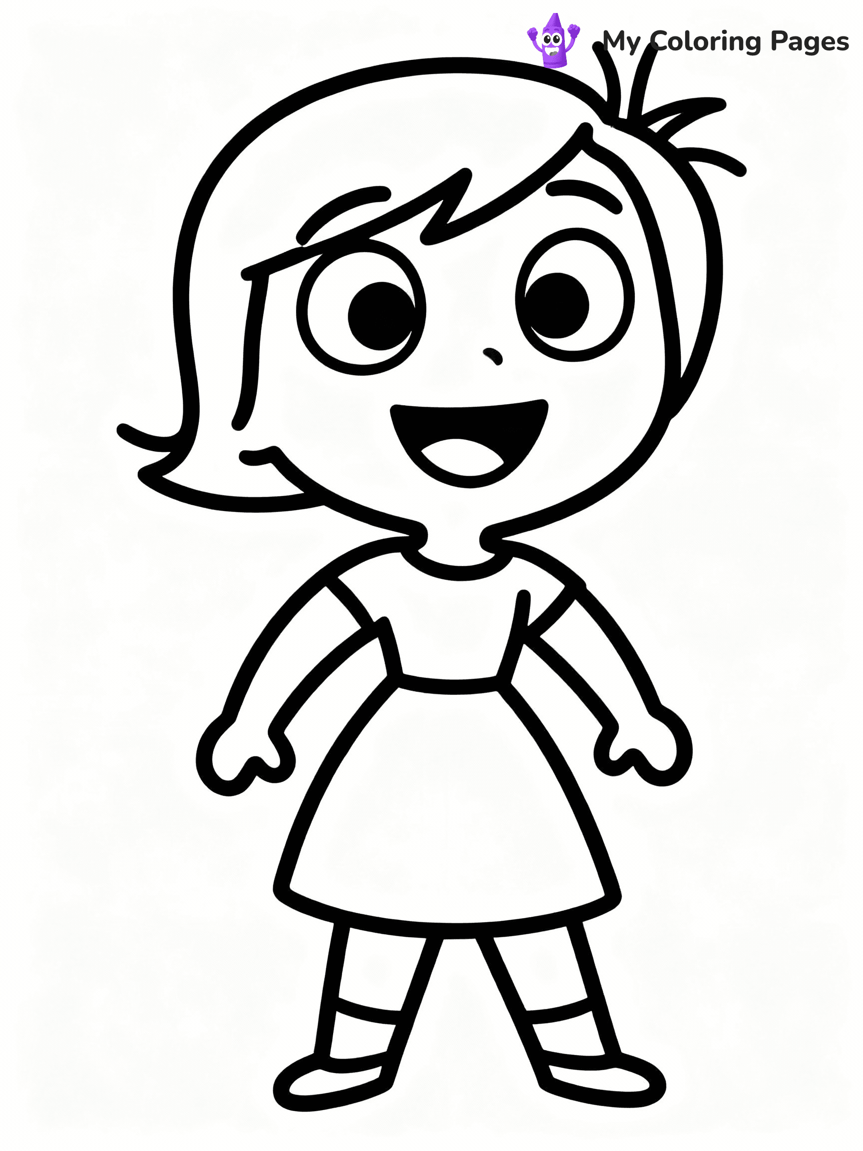 Inside Out Coloring Pages - 10