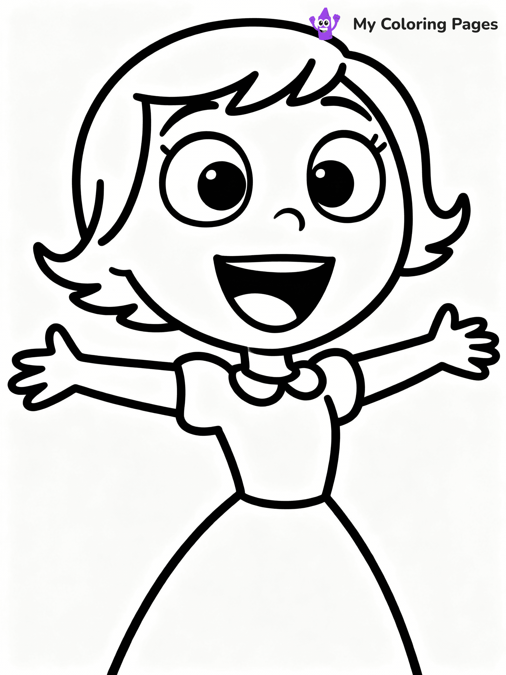 Inside Out Coloring Pages - 8