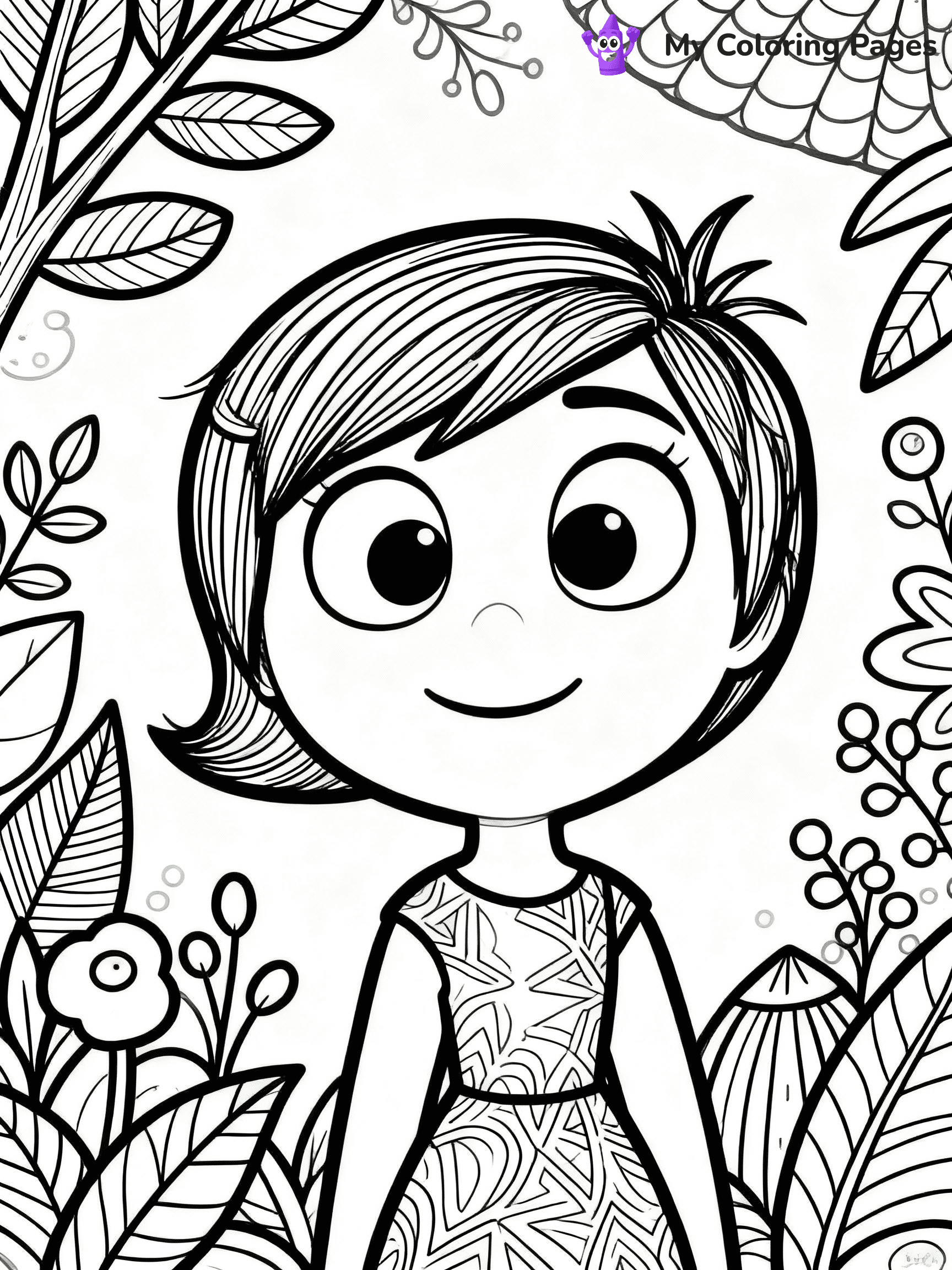 Inside Out Coloring Pages - 4