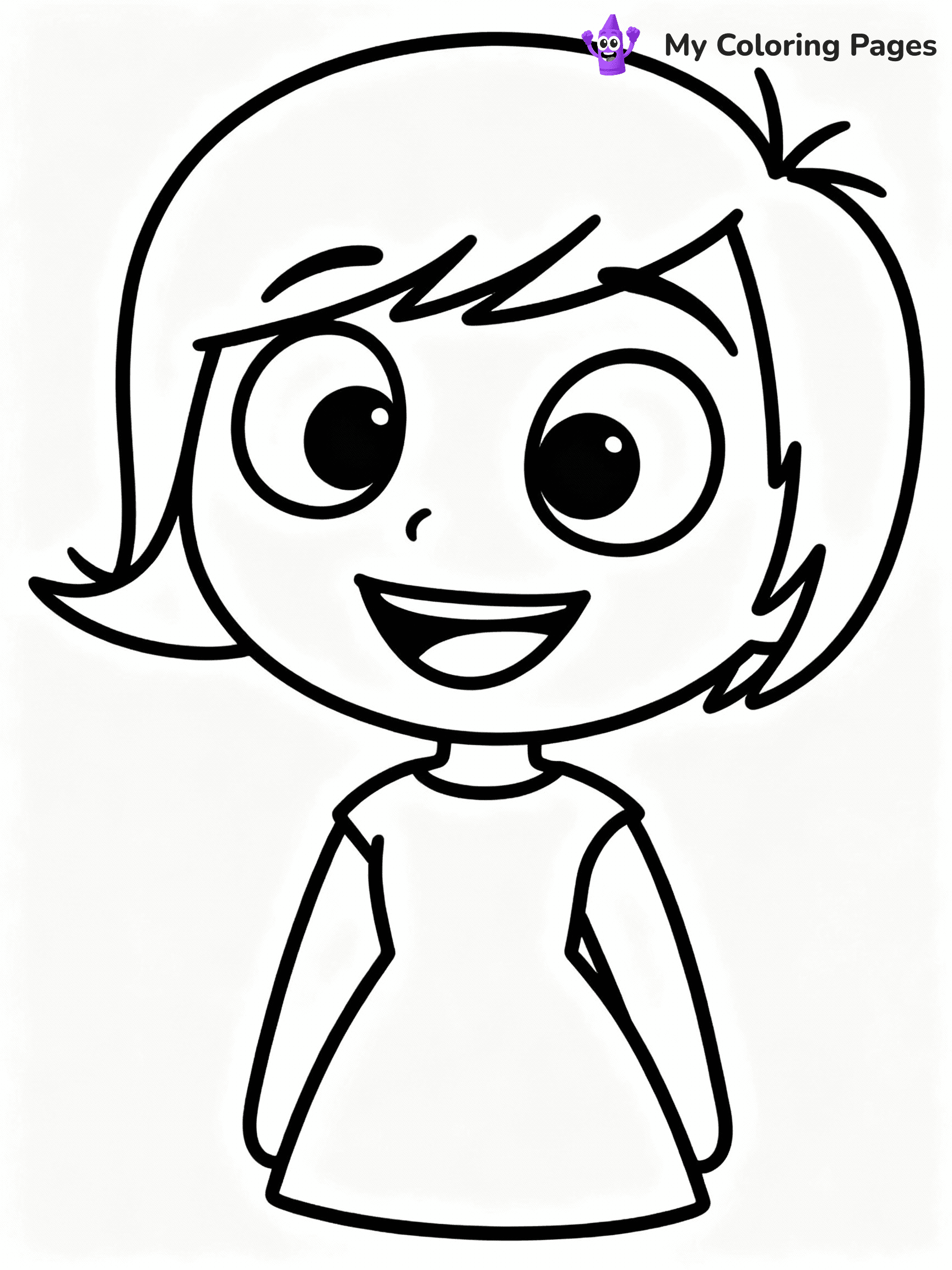 Inside Out Coloring Pages - 2